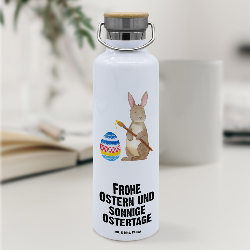 Trinkflasche Hase Eier Malen Thermosflasche, Isolierflasche, Edelstahl, Trinkflasche, isoliert, Wamrhaltefunktion, Sportflasche, Flasche zum Sport, Sportlerflasche, Ostern, Osterhase, Ostergeschenke, Osternest, Osterdeko, Geschenke zu Ostern, Ostern Geschenk, Ostergeschenke Kinder, Ostern Kinder, Frohe Ostern, Ostergrüße, Osterblume, Osterei, bemalte Ostereier, Hase, Kaninchen, Eiermalen