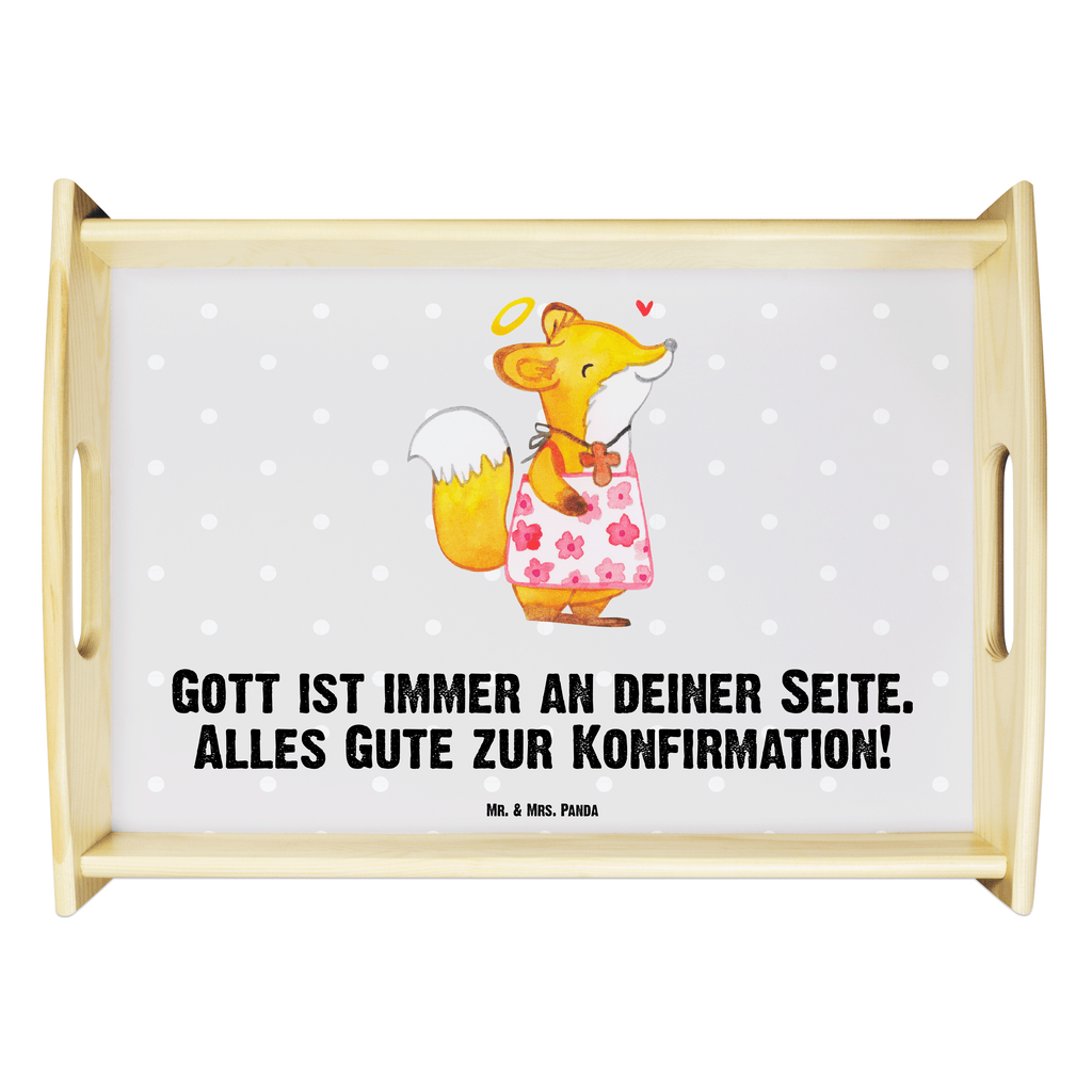 Serviertablett Fuchs Konfirmation Mädchen Serviertablett, Tablett, Holztablett, Küchentablett, Dekotablett, Frühstückstablett, Konfirmation, Kommunion, Jugendweihe, Konfirmation Geschenk, Gott, Gläubig, Alles Gute