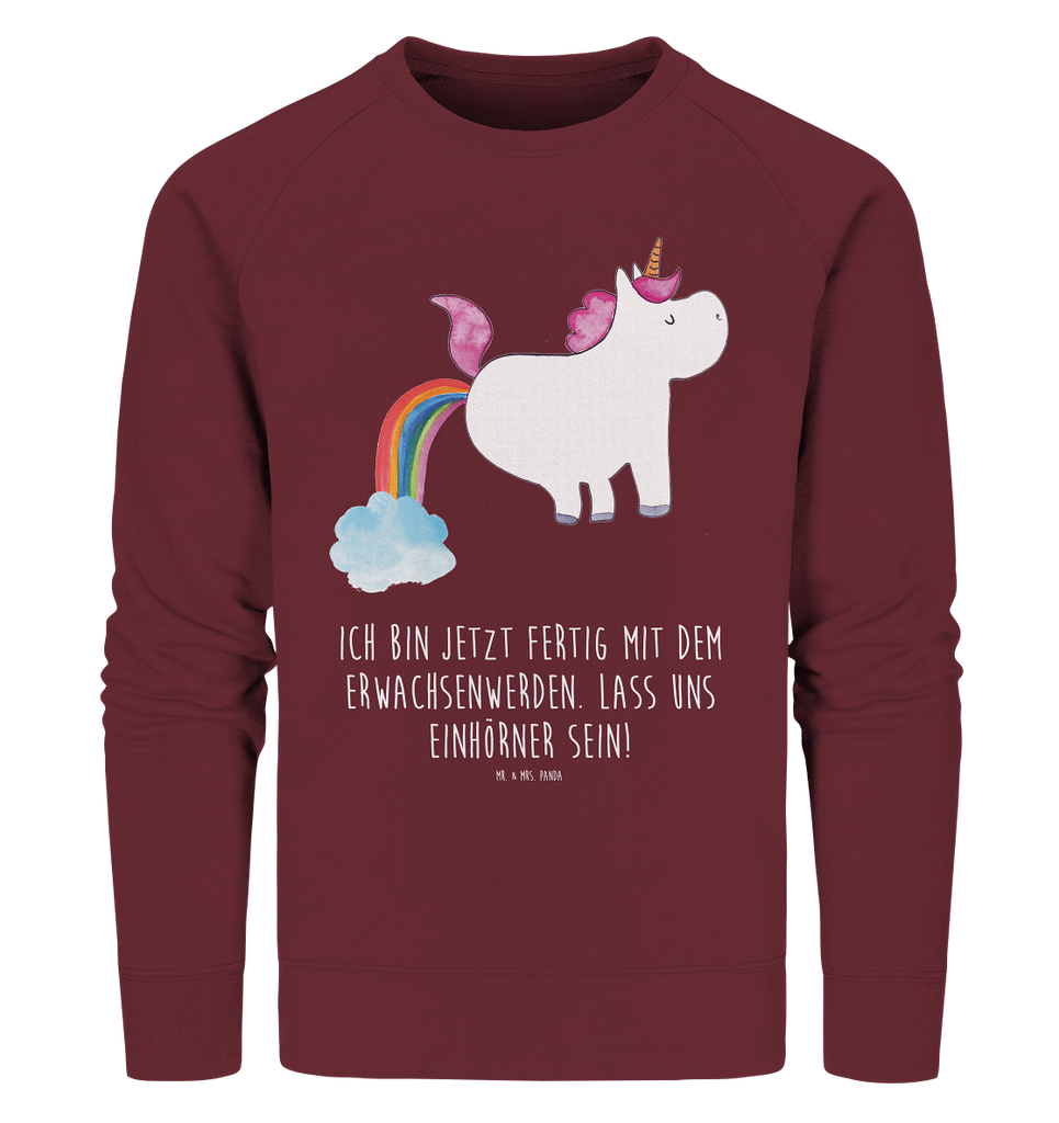 Organic Pullover Einhorn Pupsend Pullover, Pullover Männer, Pullover Frauen, Sweatshirt, Sweatshirt Männer, Sweatshirt Frauen, Unisex, Einhorn, Einhörner, Einhorn Deko, Pegasus, Unicorn, Pups, Regenbogen, Glitzer, Einhornpower, Erwachsenwerden, Spaß, lustig, Freundin