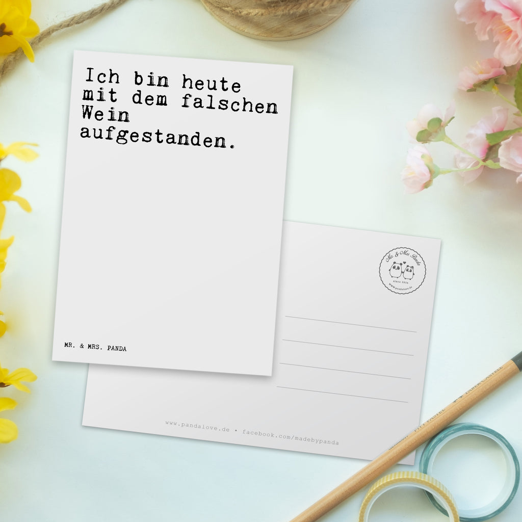 Postkarte Sprüche und Zitate Ich bin heute mit dem falschen Wein aufgestanden. Postkarte, Karte, Geschenkkarte, Grußkarte, Einladung, Ansichtskarte, Geburtstagskarte, Einladungskarte, Dankeskarte, Ansichtskarten, Einladung Geburtstag, Einladungskarten Geburtstag, Spruch, Sprüche, lustige Sprüche, Weisheiten, Zitate, Spruch Geschenke, Spruch Sprüche Weisheiten Zitate Lustig Weisheit Worte