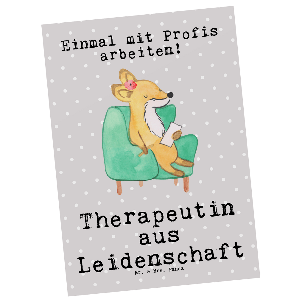 Postkarte Therapeutin aus Leidenschaft Postkarte, Karte, Geschenkkarte, Grußkarte, Einladung, Ansichtskarte, Geburtstagskarte, Einladungskarte, Dankeskarte, Ansichtskarten, Einladung Geburtstag, Einladungskarten Geburtstag, Beruf, Ausbildung, Jubiläum, Abschied, Rente, Kollege, Kollegin, Geschenk, Schenken, Arbeitskollege, Mitarbeiter, Firma, Danke, Dankeschön