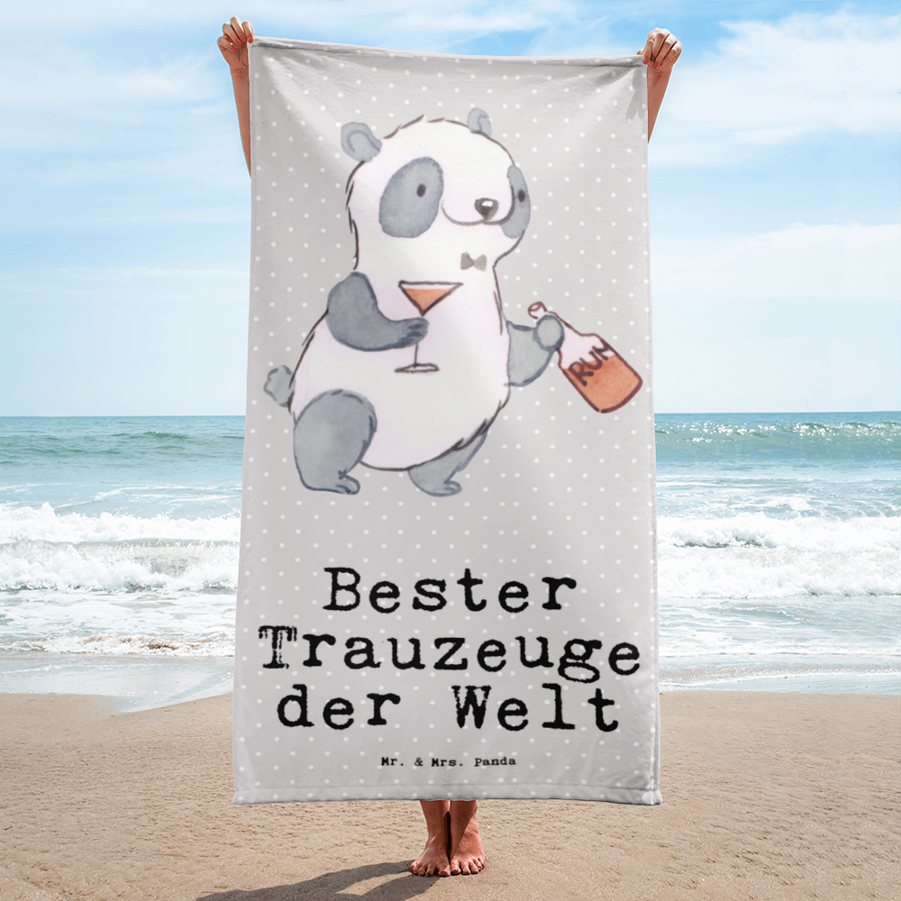 XL Badehandtuch Panda Bester Trauzeuge der Welt Handtuch, Badetuch, Duschtuch, Strandtuch, Saunatuch, für, Dankeschön, Geschenk, Schenken, Geburtstag, Geburtstagsgeschenk, Geschenkidee, Danke, Bedanken, Mitbringsel, Freude machen, Geschenktipp, Trauzeugen, Trauzeuge, Trauhzeugen, Hochzeit, Heirat, JGA, Trauung, Kirche, Standesamt, Braut, Bräutigam