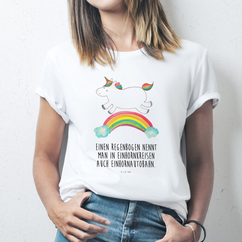 T-Shirt Standard Einhorn Regenbogen T-Shirt, Shirt, Tshirt, Lustiges T-Shirt, T-Shirt mit Spruch, Party, Junggesellenabschied, Jubiläum, Geburstag, Herrn, Damen, Männer, Frauen, Schlafshirt, Nachthemd, Sprüche, Einhorn, Einhörner, Einhorn Deko, Pegasus, Unicorn, Regenbogen, Glitzer, Einhornpower, Erwachsenwerden, Einhornautobahn