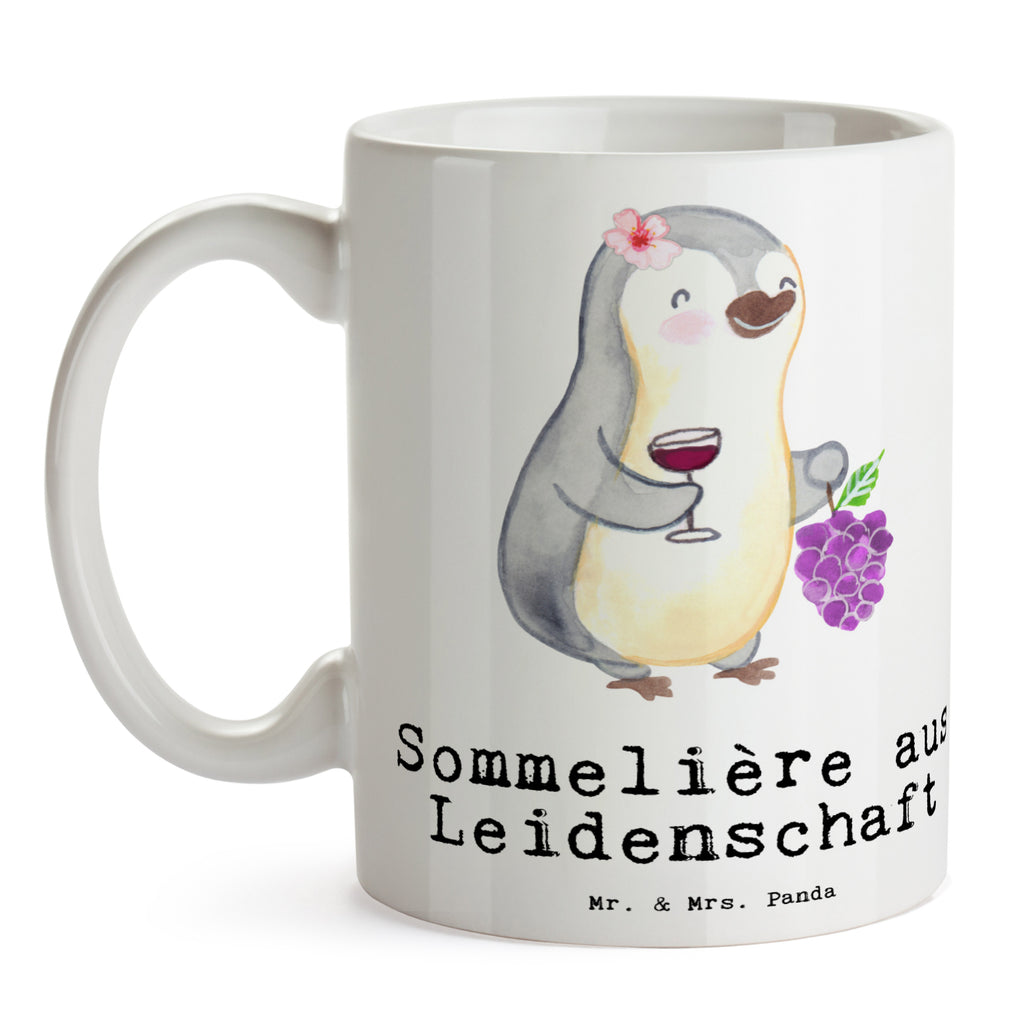 Tasse Sommelière aus Leidenschaft Tasse, Kaffeetasse, Teetasse, Becher, Kaffeebecher, Teebecher, Keramiktasse, Porzellantasse, Büro Tasse, Geschenk Tasse, Tasse Sprüche, Tasse Motive, Kaffeetassen, Tasse bedrucken, Designer Tasse, Cappuccino Tassen, Schöne Teetassen, Beruf, Ausbildung, Jubiläum, Abschied, Rente, Kollege, Kollegin, Geschenk, Schenken, Arbeitskollege, Mitarbeiter, Firma, Danke, Dankeschön