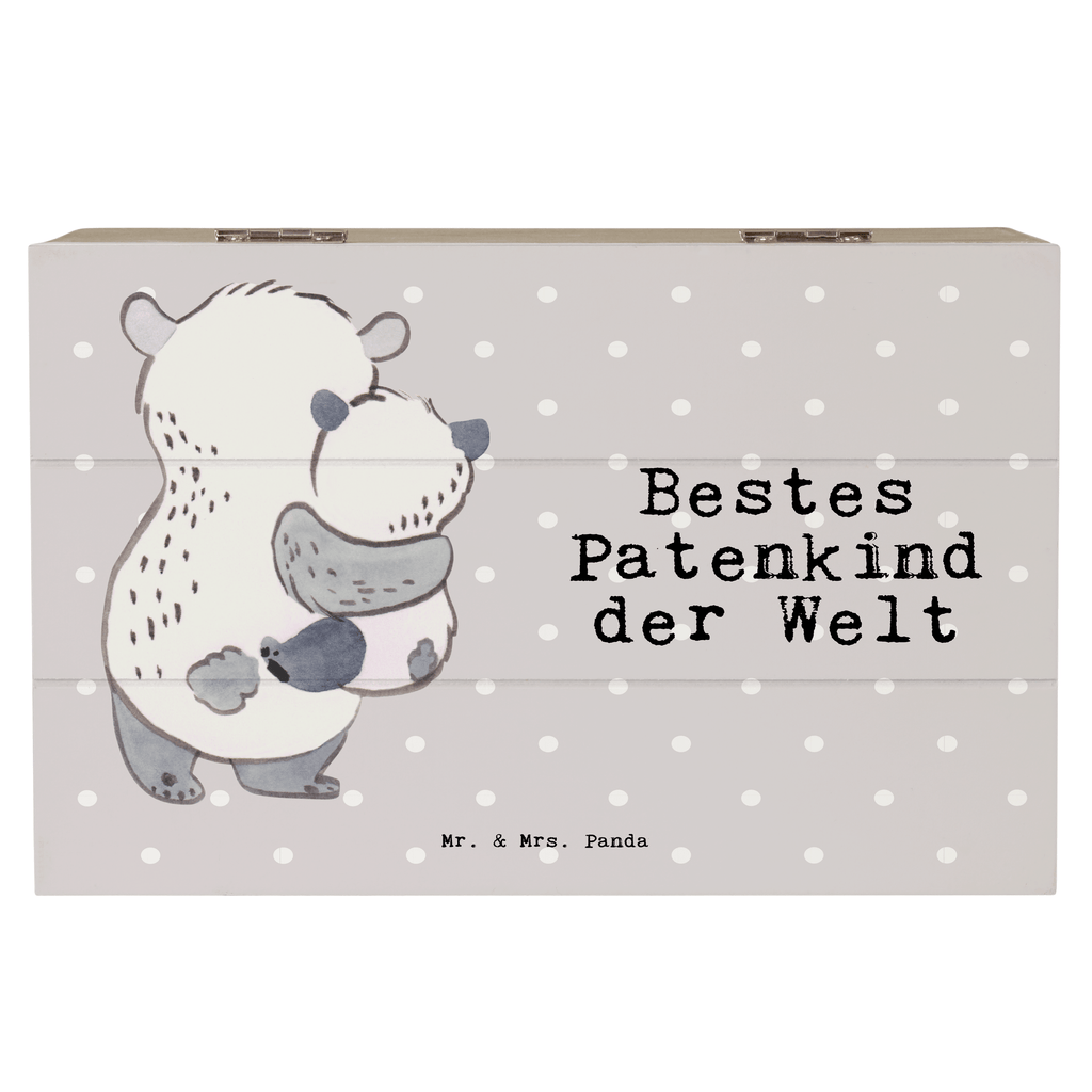 Holzkiste Panda Bestes Patenkind der Welt Holzkiste, Kiste, Schatzkiste, Truhe, Schatulle, XXL, Erinnerungsbox, Erinnerungskiste, Dekokiste, Aufbewahrungsbox, Geschenkbox, Geschenkdose, für, Dankeschön, Geschenk, Schenken, Geburtstag, Geburtstagsgeschenk, Geschenkidee, Danke, Bedanken, Mitbringsel, Freude machen, Geschenktipp, Patenkind, Paten Kind, Pate, Taufe, Taufgeschenk, Patenonkel, Patentante, Tauffeier, Täufling, Nichte, Neffe