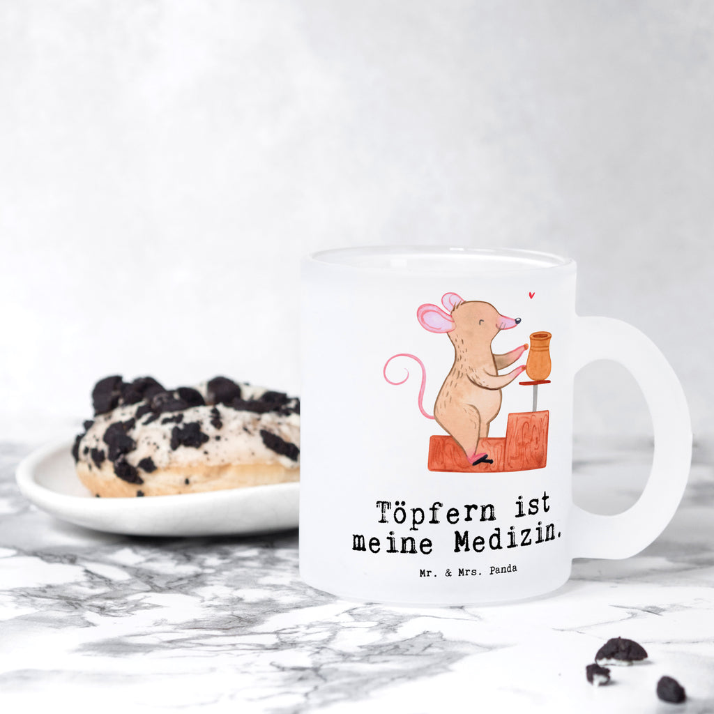 Teetasse Maus Töpfern Medizin Teetasse, Teeglas, Teebecher, Tasse mit Henkel, Tasse, Glas Teetasse, Teetasse aus Glas, Geschenk, Sport, Sportart, Hobby, Schenken, Danke, Dankeschön, Auszeichnung, Gewinn, Sportler, Töpfern, Töpferei, Töpferkurs