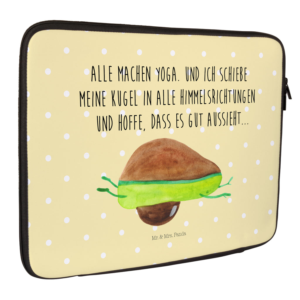 Notebook Tasche Avocado Yoga Notebook Tasche, Laptop, Computertasche, Tasche, Notebook-Tasche, Notebook-Reisehülle, Notebook Schutz, Avocado, Veggie, Vegan, Gesund, Avocado Yoga Vegan