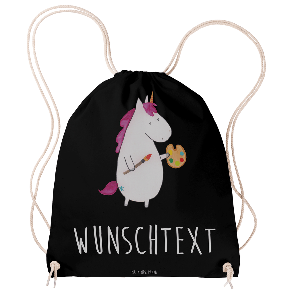 Personalisierter Sportbeutel Einhorn Künstler Personalisierter Sportbeutel, Personalisierter Beutel, Personalisierte Sporttasche, Personalisierter Tasche, Personalisierter Stoffbeutel, Personalisierter Sportbeutel Kinder, Sportbeutel mit Namen, Turnbeutel mit Namen, Beutel mit Namen, Sporttasche mit Namen, Tasche mit Namen, Stoffbeutel mit Namen, Sportbeutel Kinder mit Namen, Wunschtext, Wunschnamen, Personalisierbar, Personalisierung, Einhorn, Einhörner, Einhorn Deko, Pegasus, Unicorn, Englisch, Künstler, Artist, Malen, Zeichnen, Welt, Farbe, Stift, Pinsel, Geschenk, Maler