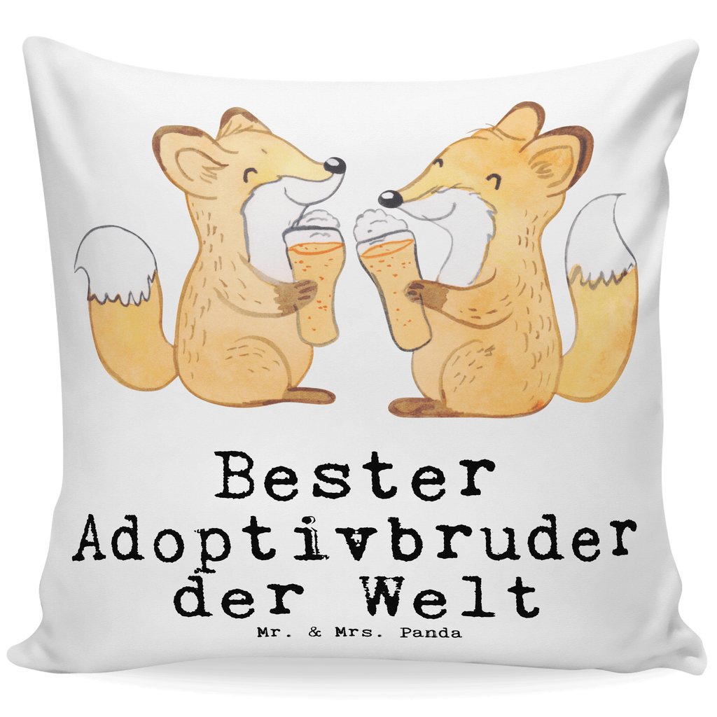 40x40 Kissen Fuchs Bester Adoptivbruder der Welt Kissenhülle, Kopfkissen, Sofakissen, Dekokissen, Motivkissen, sofakissen, sitzkissen, Kissen, Kissenbezüge, Kissenbezug 40x40, Kissen 40x40, Kissenhülle 40x40, Zierkissen, Couchkissen, Dekokissen Sofa, Sofakissen 40x40, Dekokissen 40x40, Kopfkissen 40x40, Kissen 40x40 Waschbar, für, Dankeschön, Geschenk, Schenken, Geburtstag, Geburtstagsgeschenk, Geschenkidee, Danke, Bedanken, Mitbringsel, Freude machen, Geschenktipp, Adoptivbruder, adoptiert, Bruder, Brudi, Geschwister, Bruderherz, Schwester, Familie, Kleinigkeit, Brother, Bester, Sohn