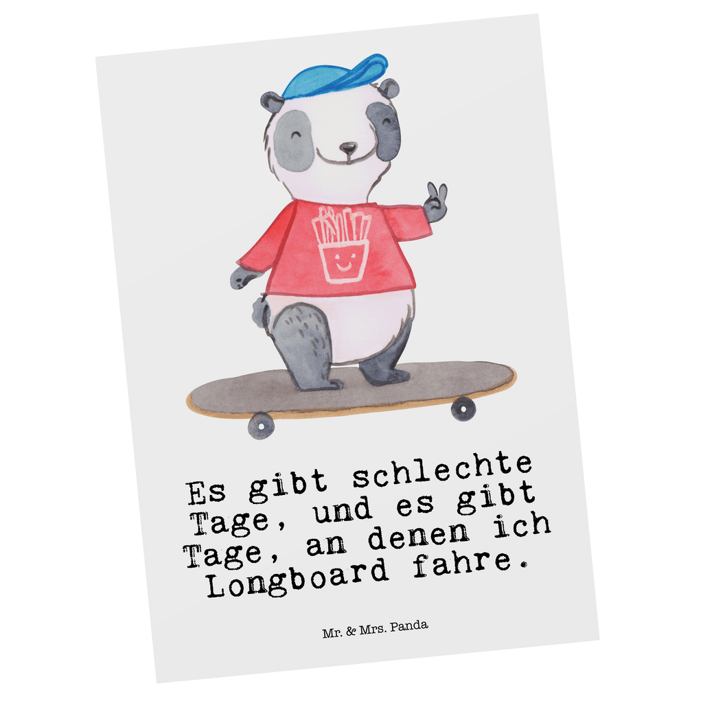 Postkarte Panda Longboard fahren Tage Postkarte, Karte, Geschenkkarte, Grußkarte, Einladung, Ansichtskarte, Geburtstagskarte, Einladungskarte, Dankeskarte, Ansichtskarten, Einladung Geburtstag, Einladungskarten Geburtstag, Geschenk, Sport, Sportart, Hobby, Schenken, Danke, Dankeschön, Auszeichnung, Gewinn, Sportler, Longboard fahren, Skaten