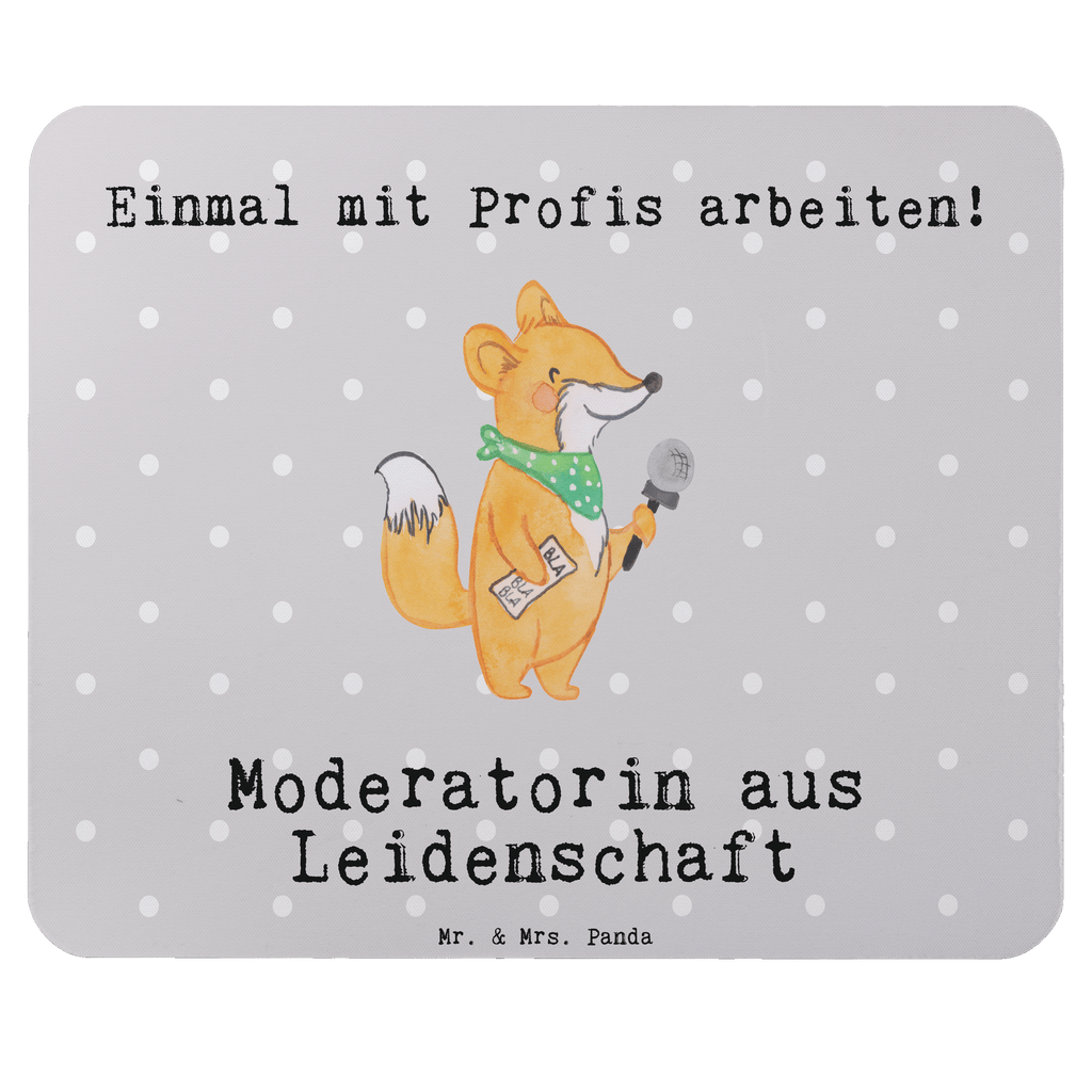 Mauspad Moderatorin aus Leidenschaft Mousepad, Computer zubehör, Büroausstattung, PC Zubehör, Arbeitszimmer, Mauspad, Einzigartiges Mauspad, Designer Mauspad, Mausunterlage, Mauspad Büro, Beruf, Ausbildung, Jubiläum, Abschied, Rente, Kollege, Kollegin, Geschenk, Schenken, Arbeitskollege, Mitarbeiter, Firma, Danke, Dankeschön