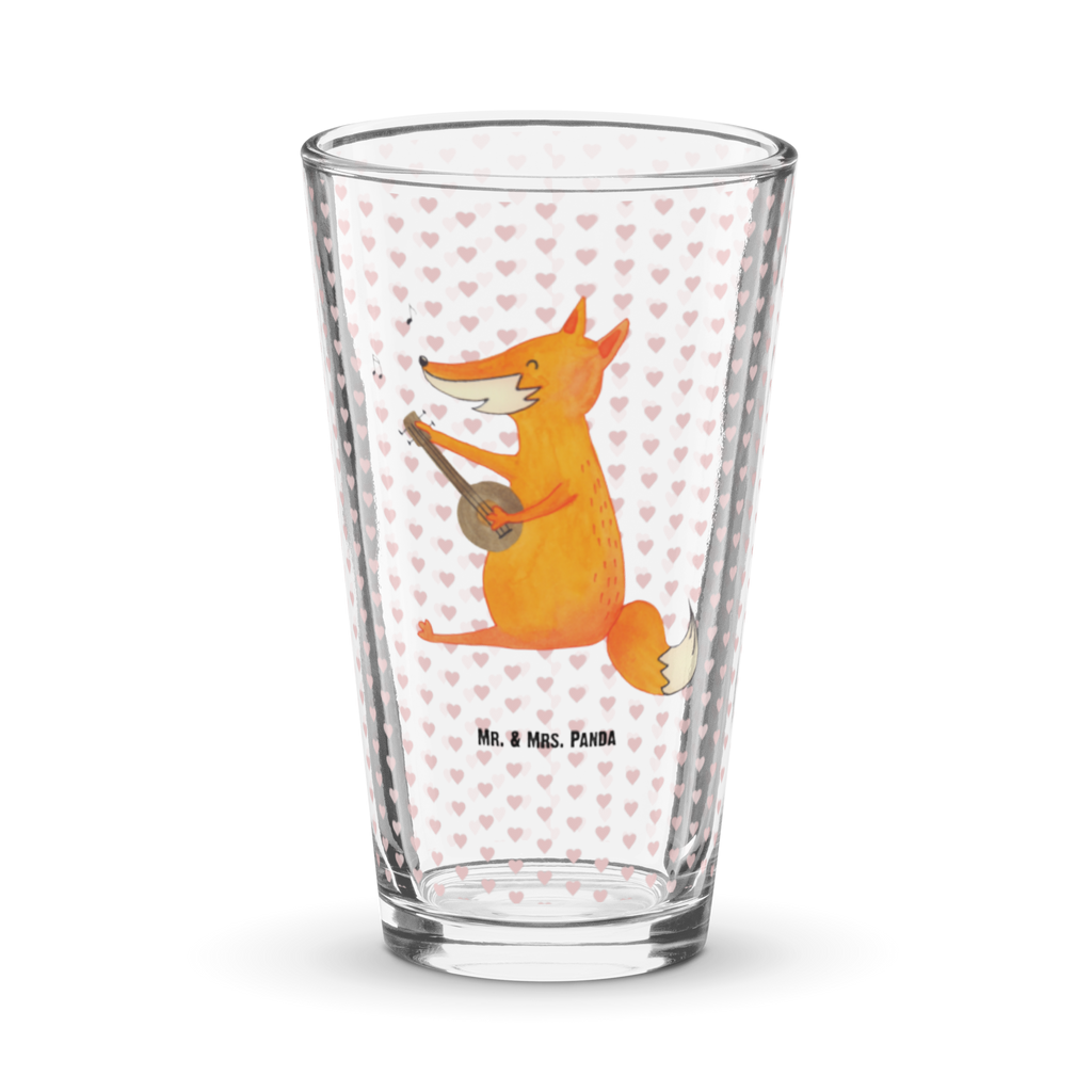 Premium Trinkglas Fuchs Gitarre Trinkglas, Glas, Pint Glas, Bierglas, Cocktail Glas, Wasserglas, Fuchs, Füchse, Geschenk Musiker, Musik Spruch, Musikerin, Sänger, Sängerin, Gitarre