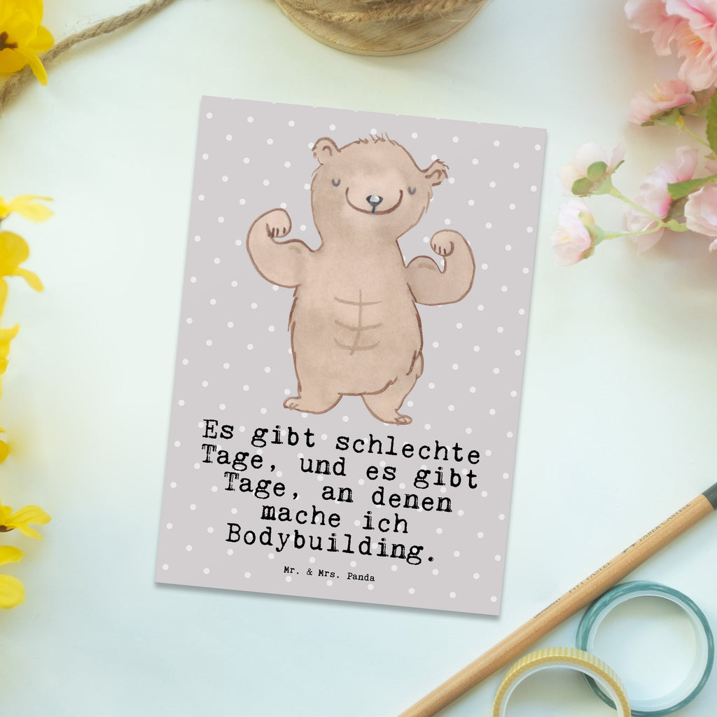 Postkarte Bär Bodybuilding Tage Postkarte, Karte, Geschenkkarte, Grußkarte, Einladung, Ansichtskarte, Geburtstagskarte, Einladungskarte, Dankeskarte, Ansichtskarten, Einladung Geburtstag, Einladungskarten Geburtstag, Geschenk, Sport, Sportart, Hobby, Schenken, Danke, Dankeschön, Auszeichnung, Gewinn, Sportler, Bodybuilding, Muskelmasse, Körpergestaltung, Leistungssport