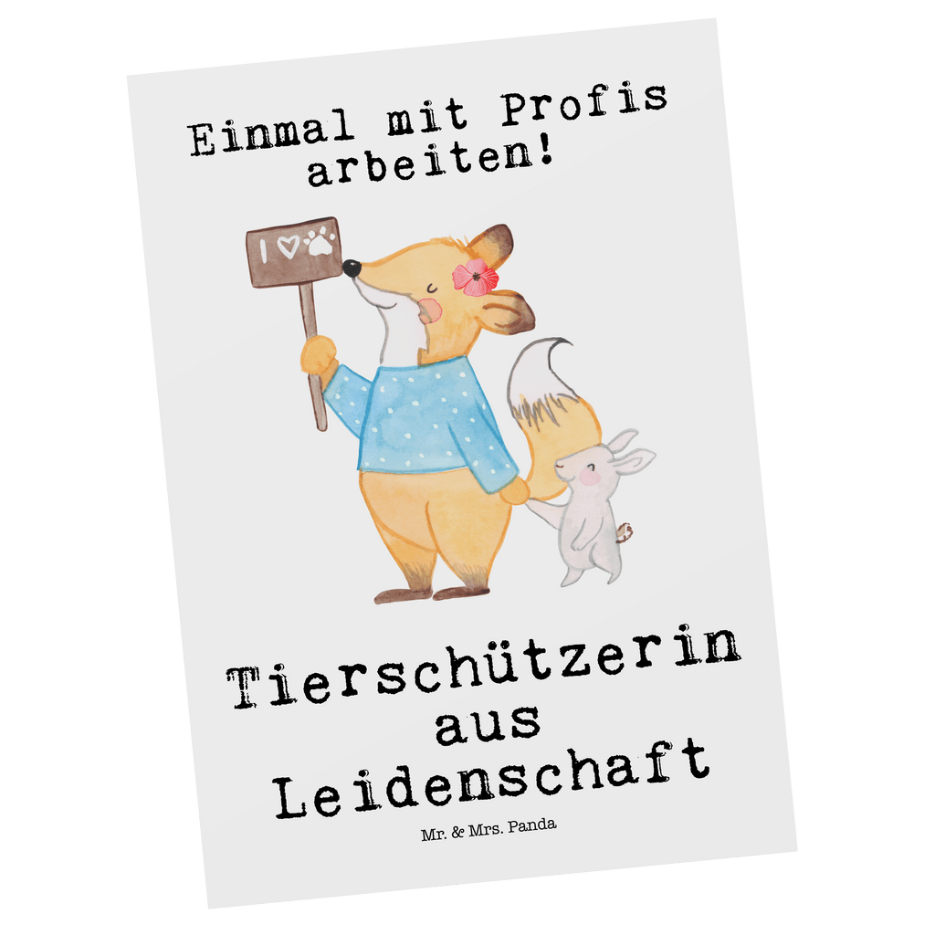 Postkarte Tierschützerin aus Leidenschaft Postkarte, Karte, Geschenkkarte, Grußkarte, Einladung, Ansichtskarte, Geburtstagskarte, Einladungskarte, Dankeskarte, Ansichtskarten, Einladung Geburtstag, Einladungskarten Geburtstag, Beruf, Ausbildung, Jubiläum, Abschied, Rente, Kollege, Kollegin, Geschenk, Schenken, Arbeitskollege, Mitarbeiter, Firma, Danke, Dankeschön