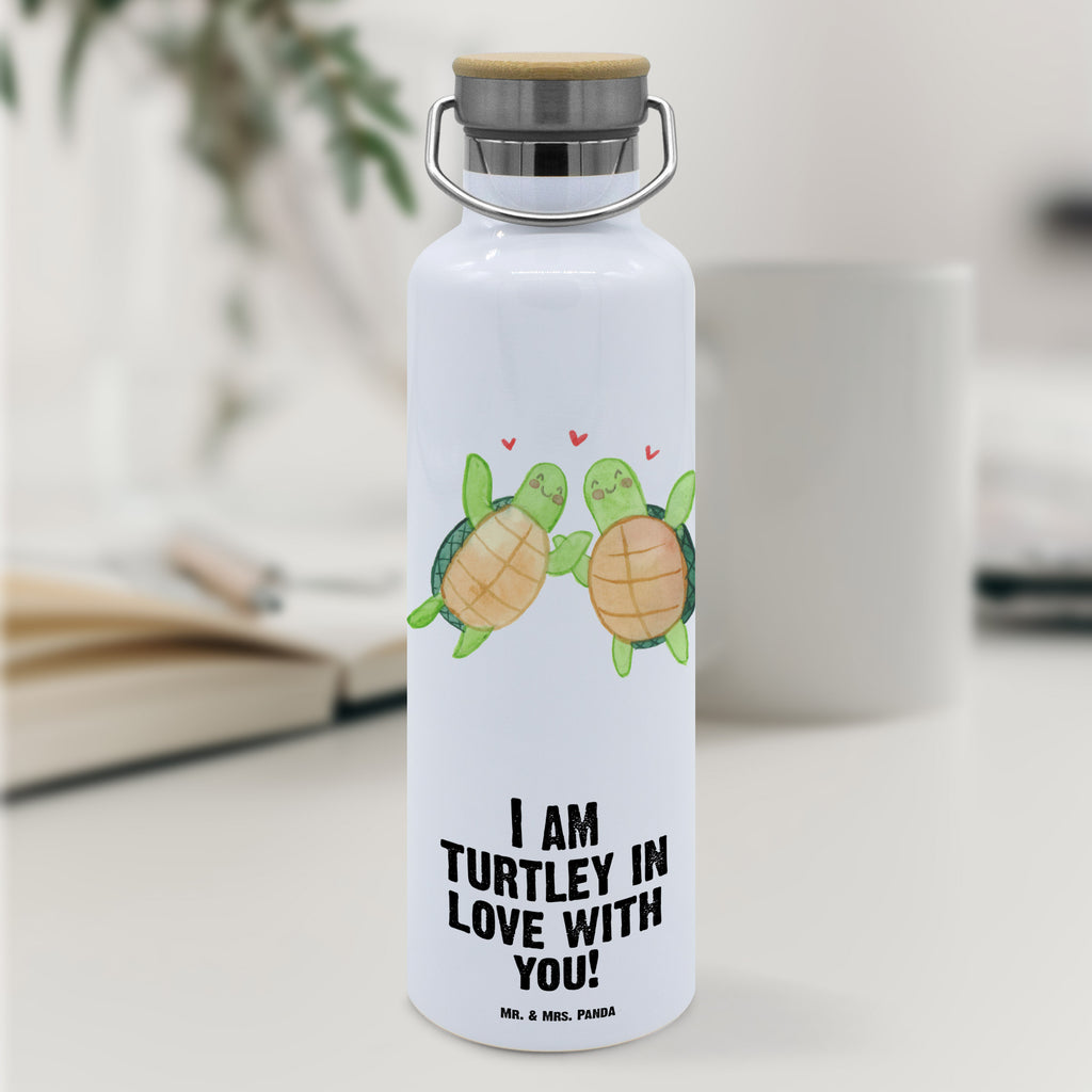 Trinkflasche Schildkröten Paar Thermosflasche, Isolierflasche, Edelstahl, Trinkflasche, isoliert, Wamrhaltefunktion, Sportflasche, Flasche zum Sport, Sportlerflasche, Liebe, Partner, Freund, Freundin, Ehemann, Ehefrau, Heiraten, Verlobung, Heiratsantrag, Liebesgeschenk, Jahrestag, Hocheitstag, Valentinstag, Geschenk für Frauen, Hochzeitstag, Mitbringsel, Geschenk für Freundin, Geschenk für Partner, Liebesbeweis, für Männer, für Ehemann