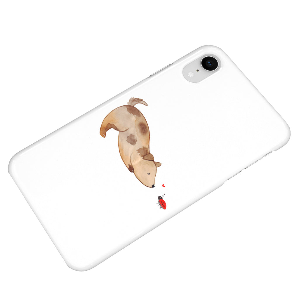 Handyhülle Hund Marienkäfer Handyhülle, Handycover, Cover, Handy, Hülle, Iphone 10, Iphone X, Hund, Hundemotiv, Haustier, Hunderasse, Tierliebhaber, Hundebesitzer, Sprüche, Hunde, Hundespruch, Marienkäfer, Mischling, Mischlinghund