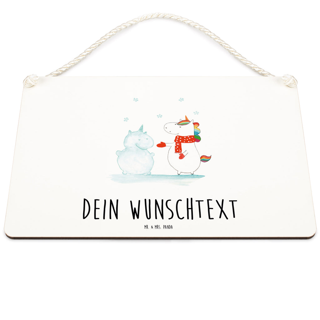 Personalisiertes Deko Schild Einhorn Schneemann Dekoschild, Deko Schild, Schild, Tür Schild, Türschild, Holzschild, Wandschild, Wanddeko, Einhorn, Einhörner, Einhorn Deko, Pegasus, Unicorn, Schneemann, Winter, Schnee, Kuchen, Weihnachten, kalt, Mütze, Handschuhe, X-Mas