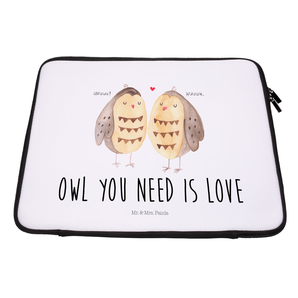 Notebook Tasche Eule Liebe Notebook Tasche, Laptop, Computertasche, Tasche, Notebook-Tasche, Notebook-Reisehülle, Notebook Schutz, Eule, Eule Deko, Liebe, Hochzeit Spruch, Owl, All you need is love, Liebe Spruch, Freundin Geschenk, Freund, Wortspiel lustig