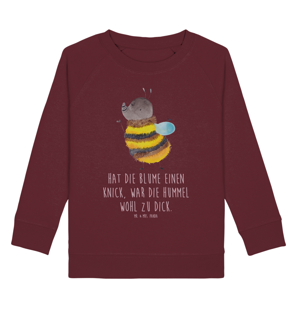 Organic Kinder Pullover Hummel flauschig Kinder Pullover, Kinder Sweatshirt, Jungen, Mädchen, Tiermotive, Gute Laune, lustige Sprüche, Tiere, Hummel, Flauschig, Biene, Blume, Natur