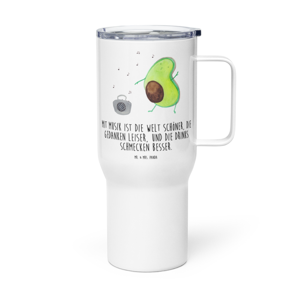 XXL Thermobecher Avocado Tanzen Thermobecher, XL Thermobecher, Reisebecher, XL Reisetasse, Großer Thermobecher, Autobecher, Jumbo Becher, Avocado, Veggie, Vegan, Gesund