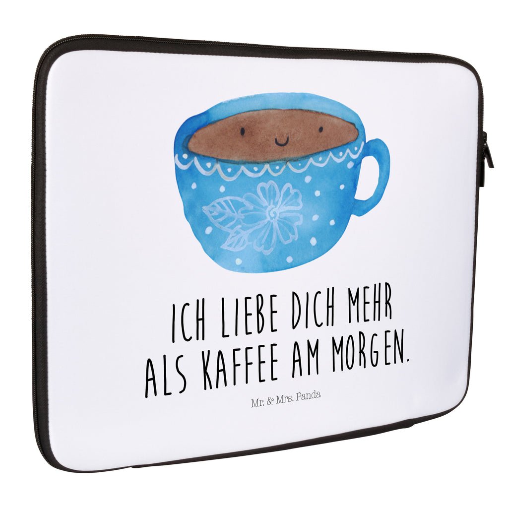 Notebook Tasche Kaffee Tasse Notebook Tasche, Laptop, Computertasche, Tasche, Notebook-Tasche, Notebook-Reisehülle, Notebook Schutz, Tiermotive, Gute Laune, lustige Sprüche, Tiere, Kaffee, Tasse, Liebe, Geschmack, Genuss, Glücklich