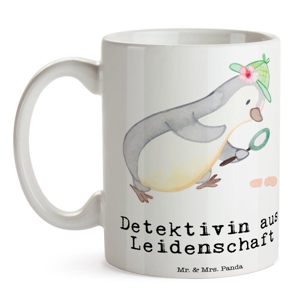 Tasse Detektivin aus Leidenschaft Tasse, Kaffeetasse, Teetasse, Becher, Kaffeebecher, Teebecher, Keramiktasse, Porzellantasse, Büro Tasse, Geschenk Tasse, Tasse Sprüche, Tasse Motive, Kaffeetassen, Tasse bedrucken, Designer Tasse, Cappuccino Tassen, Schöne Teetassen, Beruf, Ausbildung, Jubiläum, Abschied, Rente, Kollege, Kollegin, Geschenk, Schenken, Arbeitskollege, Mitarbeiter, Firma, Danke, Dankeschön, Detektivin, Ermittlerin, Agentin, Privatdetektei, Berufsdetektivin, Wirtschaftsdetektei, Detektivausbildung, Spurensuche