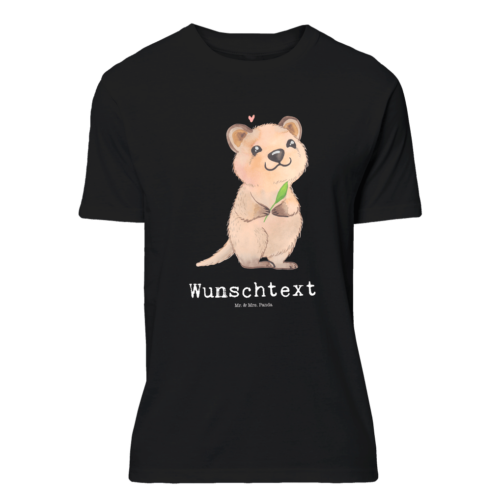 Personalisiertes T-Shirt Quokka Happy T-Shirt Personalisiert, T-Shirt mit Namen, T-Shirt mit Aufruck, Männer, Frauen, Tiermotive, Gute Laune, lustige Sprüche, Tiere, Quokka, Verschieben, Aufschieberitis, Lustiger Spruch, Niedliches Tier, Dinge erledigen