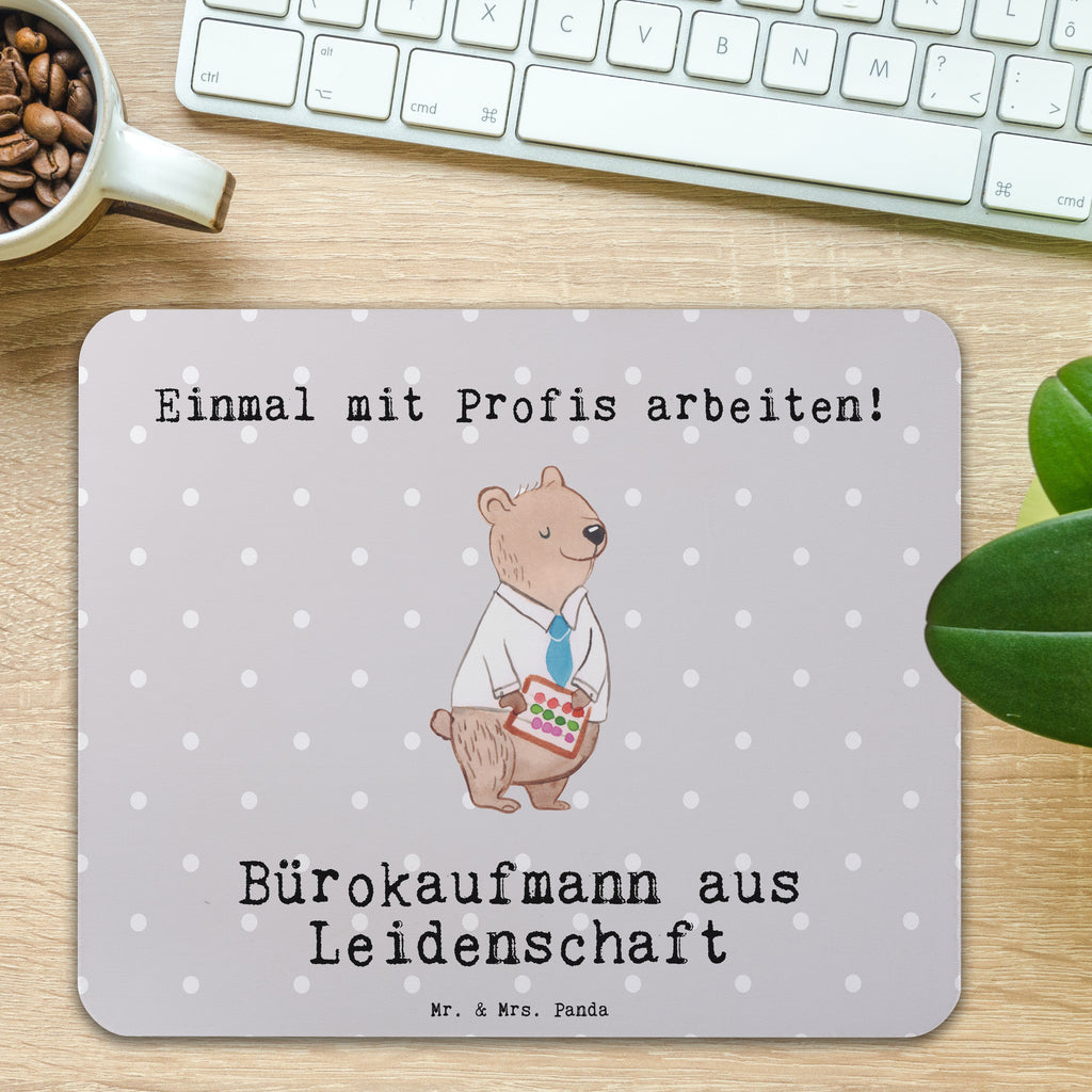 Mauspad Bürokaufmann aus Leidenschaft Mousepad, Computer zubehör, Büroausstattung, PC Zubehör, Arbeitszimmer, Mauspad, Einzigartiges Mauspad, Designer Mauspad, Mausunterlage, Mauspad Büro, Beruf, Ausbildung, Jubiläum, Abschied, Rente, Kollege, Kollegin, Geschenk, Schenken, Arbeitskollege, Mitarbeiter, Firma, Danke, Dankeschön, Bürokaufmann, Kaufmann für Büromanagement