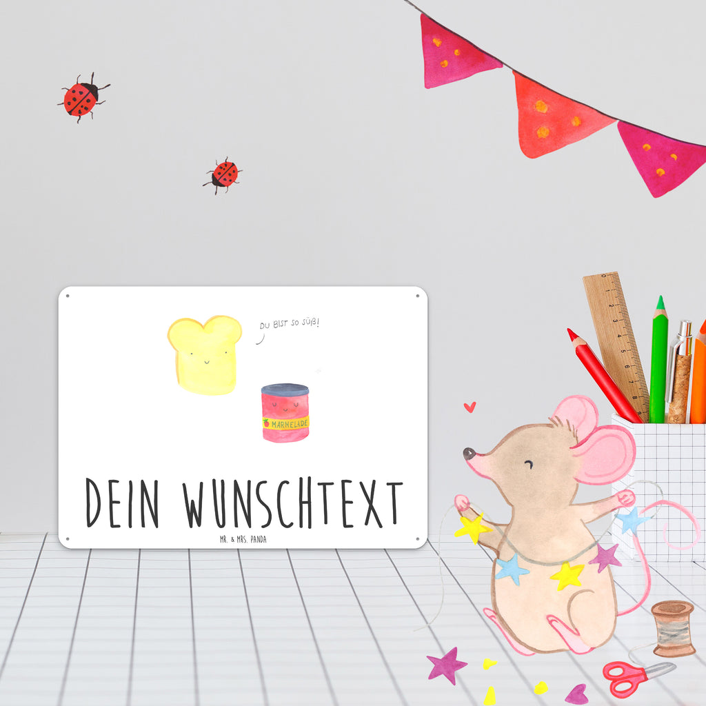 Personalisiertes Blechschild Toast Marmelade Blechschild, Metallschild, Geschenk Schild, Schild, Magnet-Metall-Schild, Deko Schild, Wandschild, Wand-Dekoration, Türschild, Tiermotive, Gute Laune, lustige Sprüche, Tiere, Toast, Marmelade, Dreamteam, süße Postkarte, süß, Küche Deko, Küche Spruch, Frühstück Einladung, Brot, Toastbrot