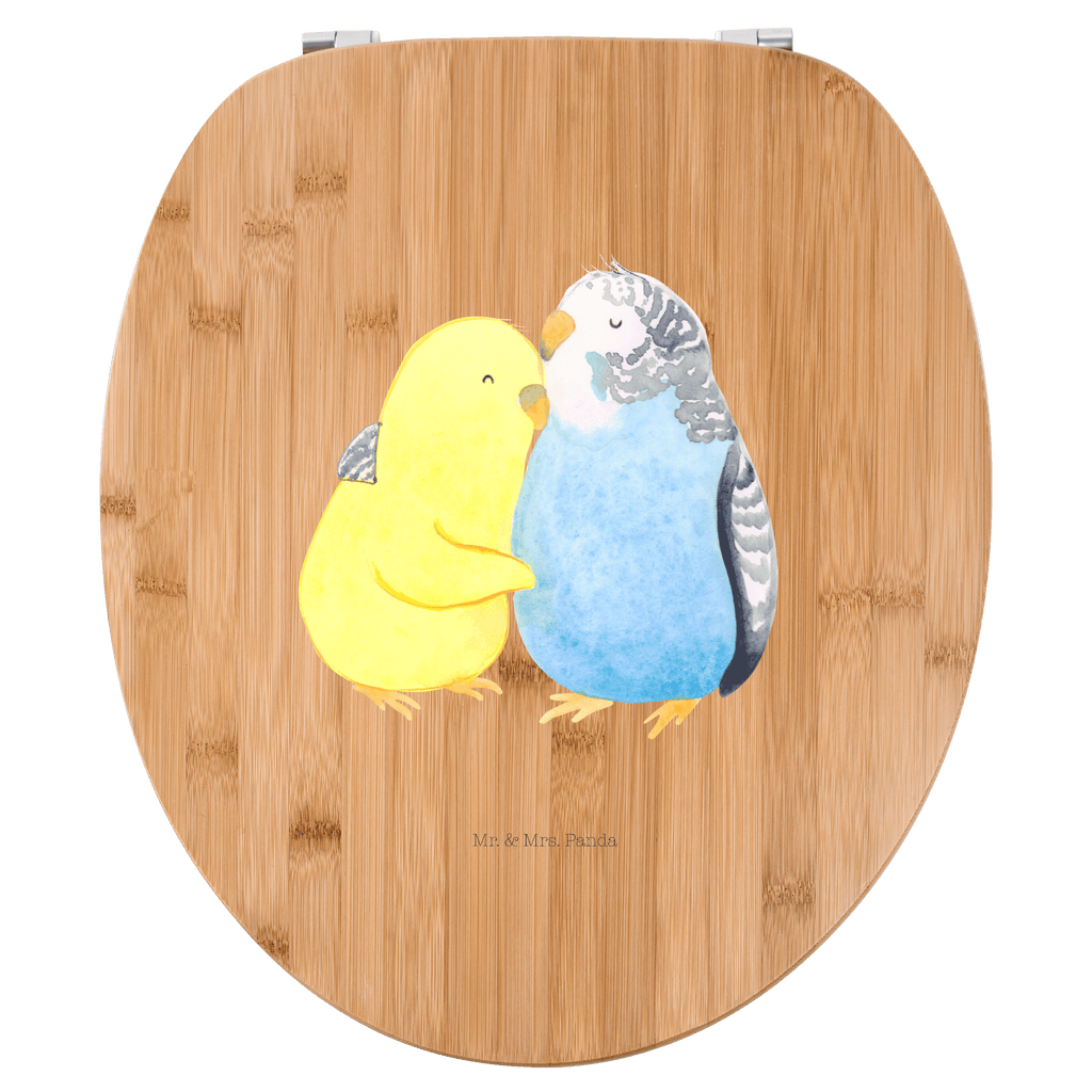 Motiv WC Sitz Wellensittich Liebe Klobrille, Klodeckel, Toilettendeckel, WC-Sitz, Toilette, Liebe, Partner, Freund, Freundin, Ehemann, Ehefrau, Heiraten, Verlobung, Heiratsantrag, Liebesgeschenk, Jahrestag, Hocheitstag, Vögel, Wellensittich, Nähe, Kuscheln, Vertrauen