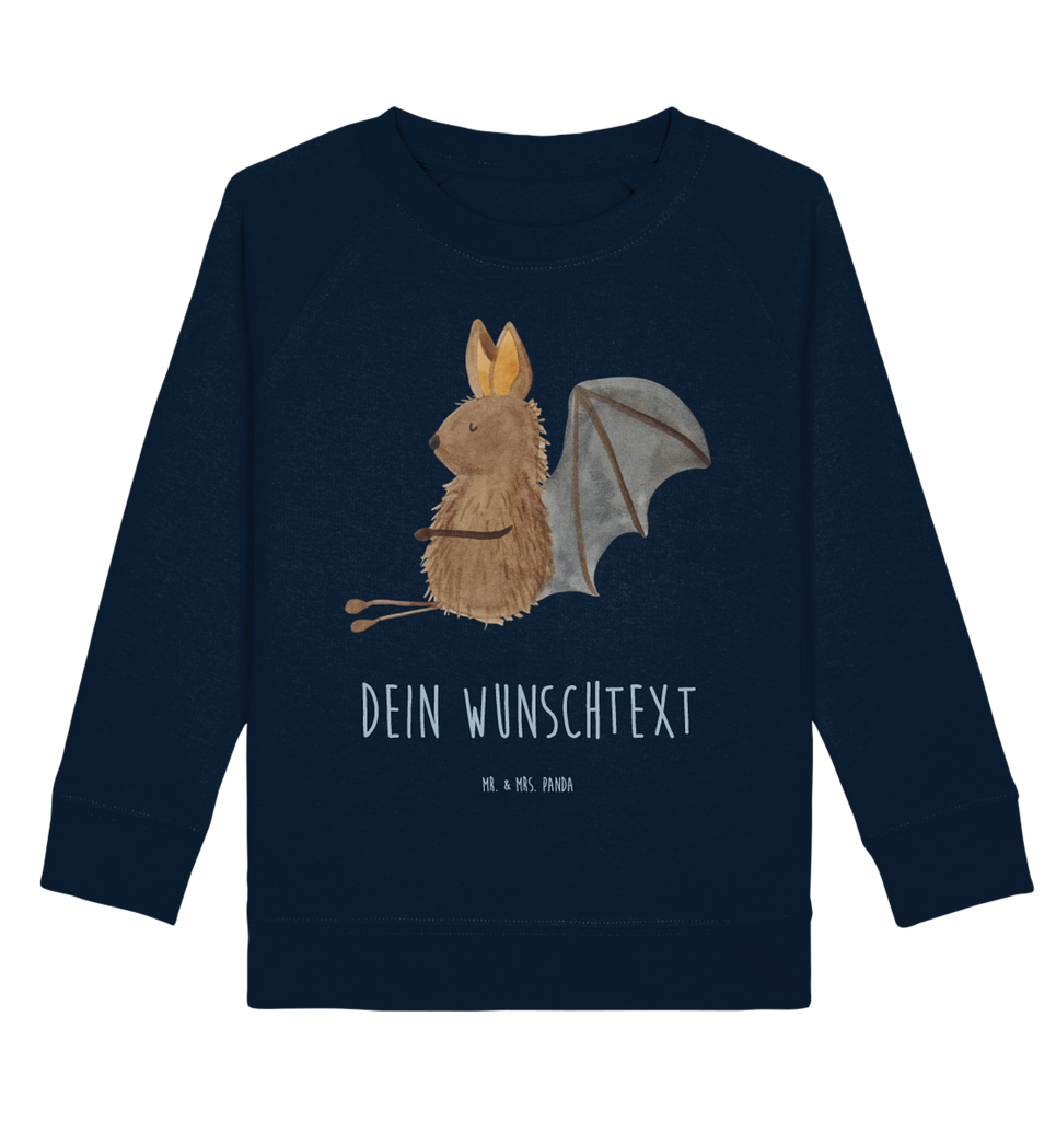 Personalisierter Kinder Pullover Fledermaus sitzend Personalisierter Kinder Pullover, Personalisiertes Kinder Sweatshirt, Jungen, Mädchen, Tiermotive, Gute Laune, lustige Sprüche, Tiere, Fledermaus, Fledermäuse, Motivation, entspannen