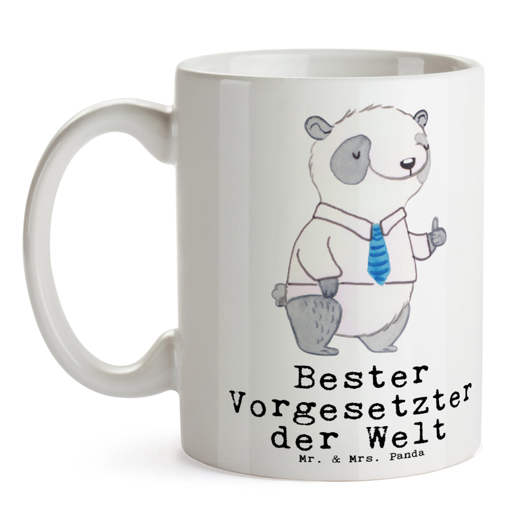 Tasse Panda Bester Vorgesetzter der Welt Tasse, Kaffeetasse, Teetasse, Becher, Kaffeebecher, Teebecher, Keramiktasse, Porzellantasse, Büro Tasse, Geschenk Tasse, Tasse Sprüche, Tasse Motive, Kaffeetassen, Tasse bedrucken, Designer Tasse, Cappuccino Tassen, Schöne Teetassen, für, Dankeschön, Geschenk, Schenken, Geburtstag, Geburtstagsgeschenk, Geschenkidee, Danke, Bedanken, Mitbringsel, Freude machen, Geschenktipp, Chef, Boss, Abschiedsgeschenk, Abteilungsleiter, Kollege, Vorgesetzter, Vorgesetzte, Arbeit, Leiter, Arbeitgeber, Führungskraft