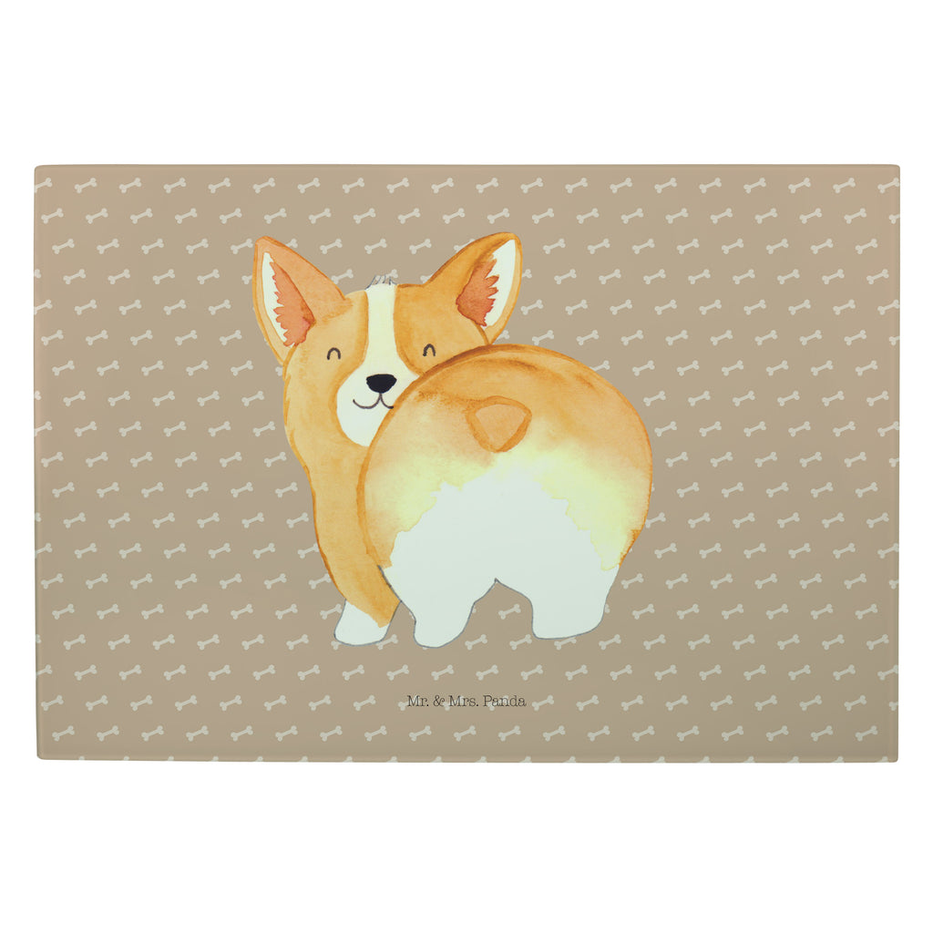 Glasschneidebrett Corgie Po Glasschneidebrett, Schneidebrett, Hund, Hundemotiv, Haustier, Hunderasse, Tierliebhaber, Hundebesitzer, Sprüche, Corgie, Hundeliebe, Motivation, Selbstliebe, Spruch