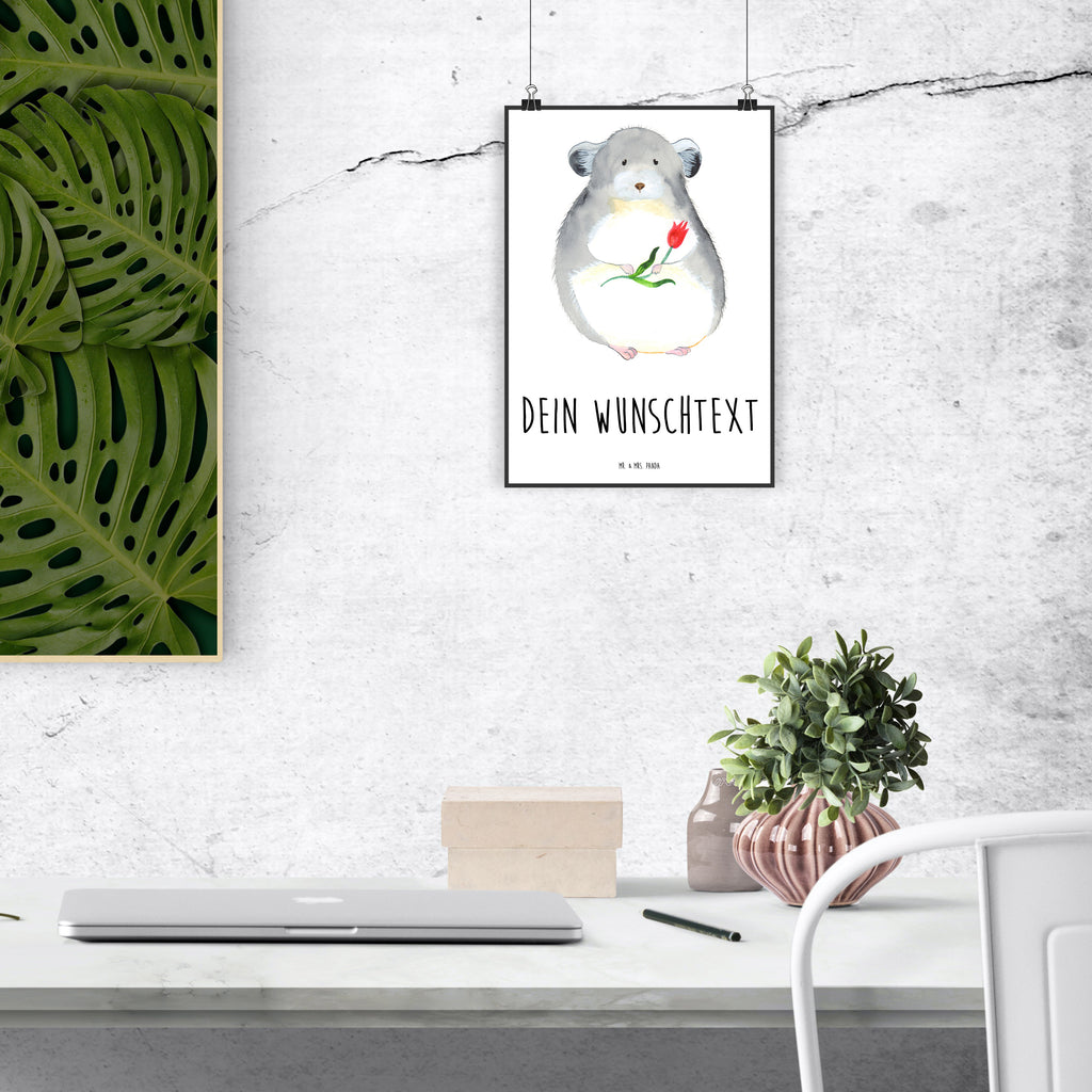 Personalisiertes Poster Chinchilla mit Blume Personalisiertes Poster, Personalisiertes Wandposter, Personalisiertes Bild, Personalisierte Wanddeko, Personalisiertes Küchenposter, Personalisiertes Kinderposter, Personalisierte Wanddeko Bild, Personalisierte Raumdekoration, Personalisierte Wanddekoration, Personalisiertes Handgemaltes Poster, Personalisiertes Designposter, Personalisierter Kunstdruck, Personalisierter Posterdruck, Poster mit Namen, Wandposter mit Namen, Bild mit Namen, Wanddeko mit Namen, Küchenposter mit Namen, Kinderposter mit Namen, Wanddeko Bild mit Namen, Raumdekoration mit Namen, Wanddekoration mit Namen, Kunstdruck mit Namen, Posterdruck mit Namen, Wunschtext Poster, Poster selbst gestalten., Tiermotive, Gute Laune, lustige Sprüche, Tiere, Chinchilla, Chinchillas, Liebeskummer, Kummer, Depressionen, traurig sein, Chaos, Glücklichsein, Büro, Büroalltag