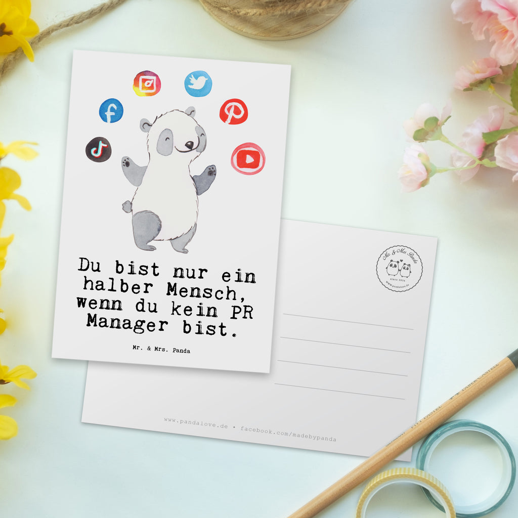 Postkarte PR Manager mit Herz Postkarte, Karte, Geschenkkarte, Grußkarte, Einladung, Ansichtskarte, Geburtstagskarte, Einladungskarte, Dankeskarte, Ansichtskarten, Einladung Geburtstag, Einladungskarten Geburtstag, Beruf, Ausbildung, Jubiläum, Abschied, Rente, Kollege, Kollegin, Geschenk, Schenken, Arbeitskollege, Mitarbeiter, Firma, Danke, Dankeschön