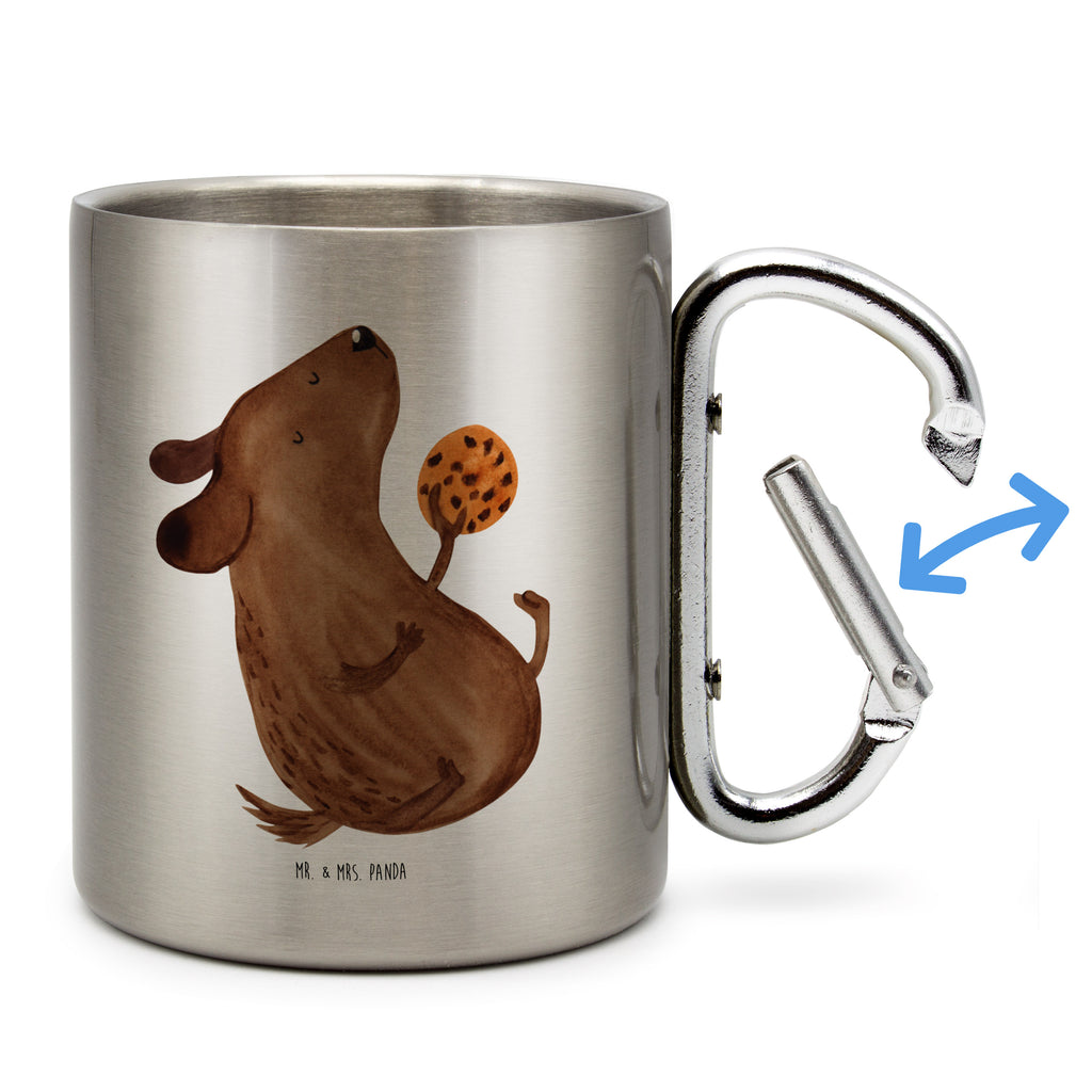 Edelstahlbecher Hund Keks Edelstahltasse, Karabiner, Edelstahlbecher, Outdoor, Camping, Tasse, Becher, Hund, Hundemotiv, Haustier, Hunderasse, Tierliebhaber, Hundebesitzer, Sprüche, Hundekekse, Leckerli, Hundeleckerli, Hundesnacks