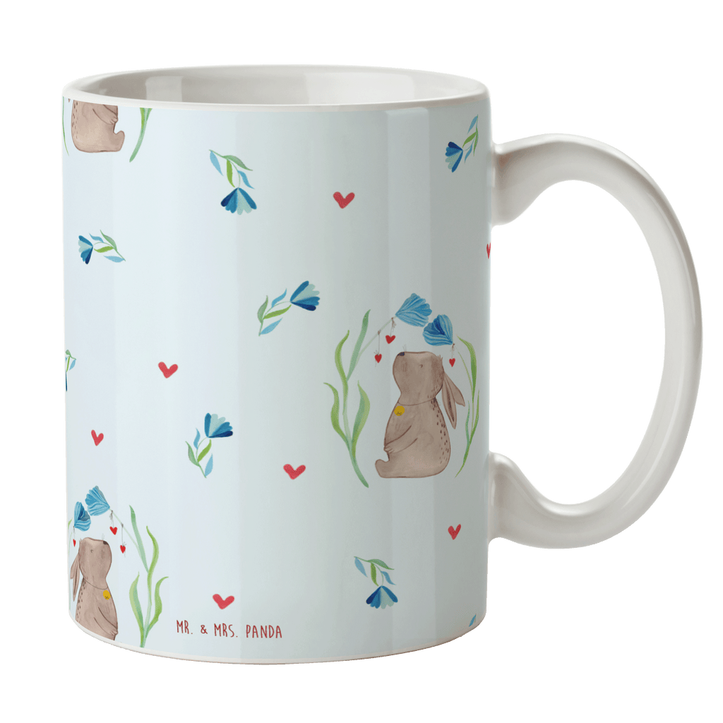 Tasse Hase Blume Muster Tasse, Kaffeetasse, Teetasse, Becher, Kaffeebecher, Teebecher, Keramiktasse, Porzellantasse, Büro Tasse, Geschenk Tasse, Tasse Sprüche, Tasse Motive, Kaffeetassen, Tasse bedrucken, Designer Tasse, Cappuccino Tassen, Schöne Teetassen, Ostern, Osterhase, Ostergeschenke, Osternest, Osterdeko, Geschenke zu Ostern, Ostern Geschenk, Ostergeschenke Kinder, Ostern Kinder, Hase, Kaninchen, Kind, Taufe, Taufgeschenk, Geburt, Schwangerschaft, erstes Kind, Kindergeburtstag, Geburtstag, Hoffnung, Träume