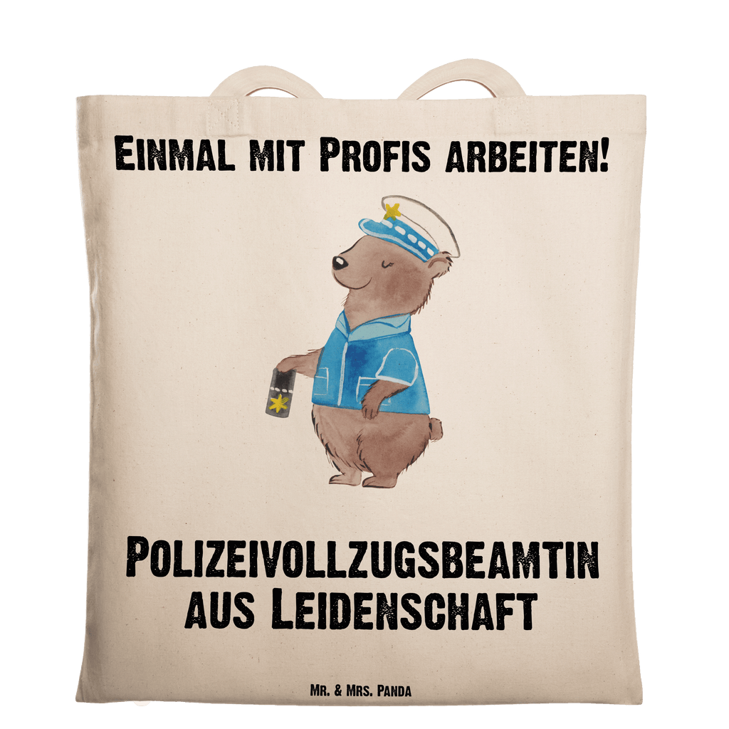 Tragetasche Polizeivollzugsbeamtin aus Leidenschaft Beuteltasche, Beutel, Einkaufstasche, Jutebeutel, Stoffbeutel, Tasche, Shopper, Umhängetasche, Strandtasche, Schultertasche, Stofftasche, Tragetasche, Badetasche, Jutetasche, Einkaufstüte, Laptoptasche, Beruf, Ausbildung, Jubiläum, Abschied, Rente, Kollege, Kollegin, Geschenk, Schenken, Arbeitskollege, Mitarbeiter, Firma, Danke, Dankeschön, Polizeivollzugsbeamte, Polizistin Polizei