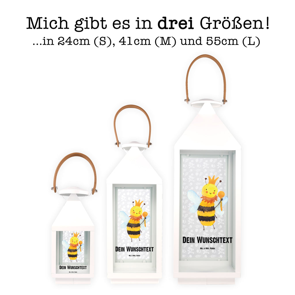 Personalisierte Deko Laterne Biene König Gartenlampe, Gartenleuchte, Gartendekoration, Gartenlicht, Laterne kleine Laternen, XXL Laternen, Laterne groß, Biene, Wespe, Hummel