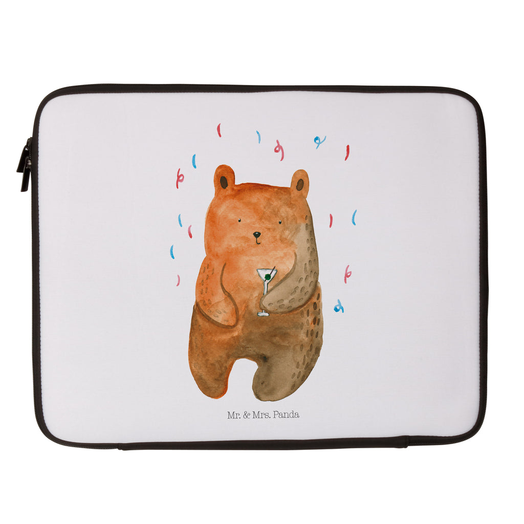 Notebook Tasche Bär Party Notebook Tasche, Laptop, Computertasche, Tasche, Notebook-Tasche, Notebook-Reisehülle, Notebook Schutz, Bär, Teddy, Teddybär, Geburtstag, Geburtstagsgeschenk, Geschenk, Party, Feiern, Abfeiern, Mitbringsel, Gute Laune, Lustig