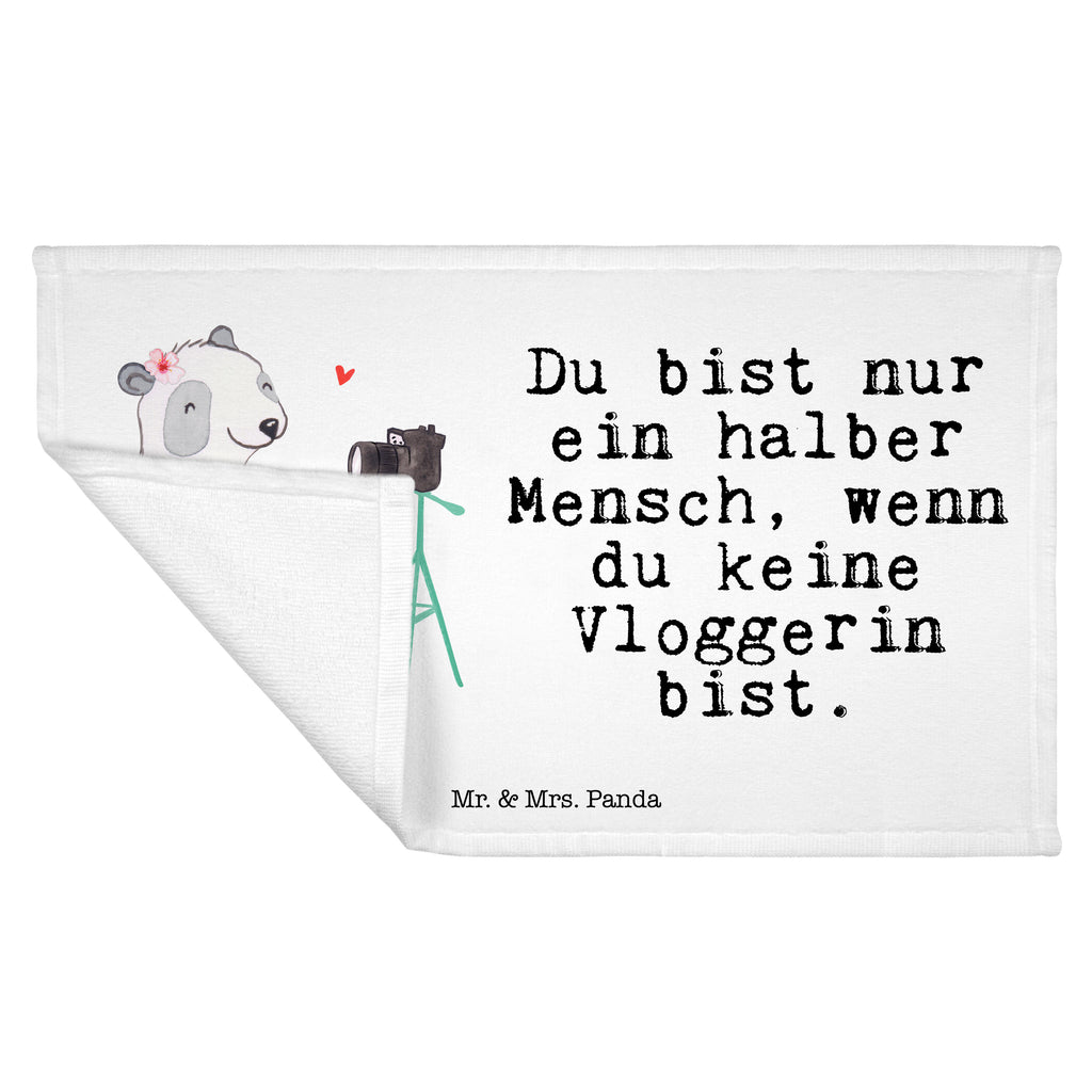 Handtuch Vloggerin mit Herz Gästetuch, Reisehandtuch, Sport Handtuch, Frottier, Kinder Handtuch, Beruf, Ausbildung, Jubiläum, Abschied, Rente, Kollege, Kollegin, Geschenk, Schenken, Arbeitskollege, Mitarbeiter, Firma, Danke, Dankeschön