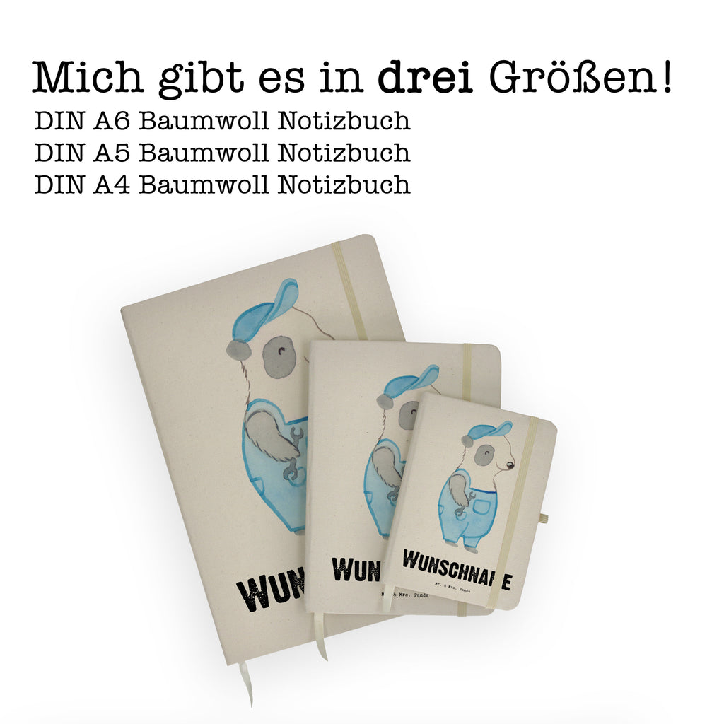 DIN A4 Personalisiertes Notizbuch Handwerker mit Herz Personalisiertes Notizbuch, Notizbuch mit Namen, Notizbuch bedrucken, Personalisierung, Namensbuch, Namen, Beruf, Ausbildung, Jubiläum, Abschied, Rente, Kollege, Kollegin, Geschenk, Schenken, Arbeitskollege, Mitarbeiter, Firma, Danke, Dankeschön, Handwerker, Gesellenprüfung, Handwerksbetrieb, Schrauber, Werkstatt