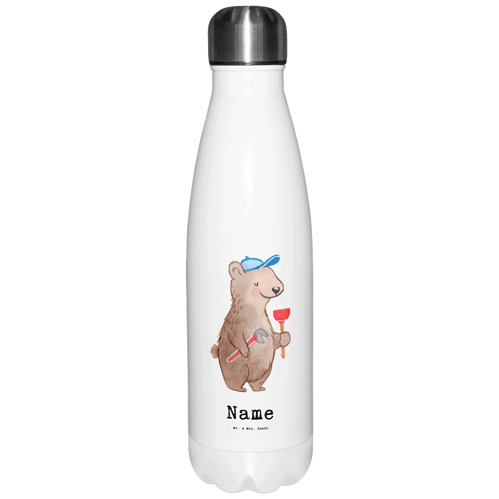 Personalisierte Thermosflasche Klempner mit Herz Personalisierte Isolierflasche, Personalisierte Thermoflasche, Personalisierte Trinkflasche, Trinkflasche Mit Namen, Wunschname, Bedrucken, Namensflasche, Beruf, Ausbildung, Jubiläum, Abschied, Rente, Kollege, Kollegin, Geschenk, Schenken, Arbeitskollege, Mitarbeiter, Firma, Danke, Dankeschön, Klempner, Handwerker, Installateur, Meister, Gesellenprüfung, Fachbetrieb, Bauklempner, Sanitärinstallationen