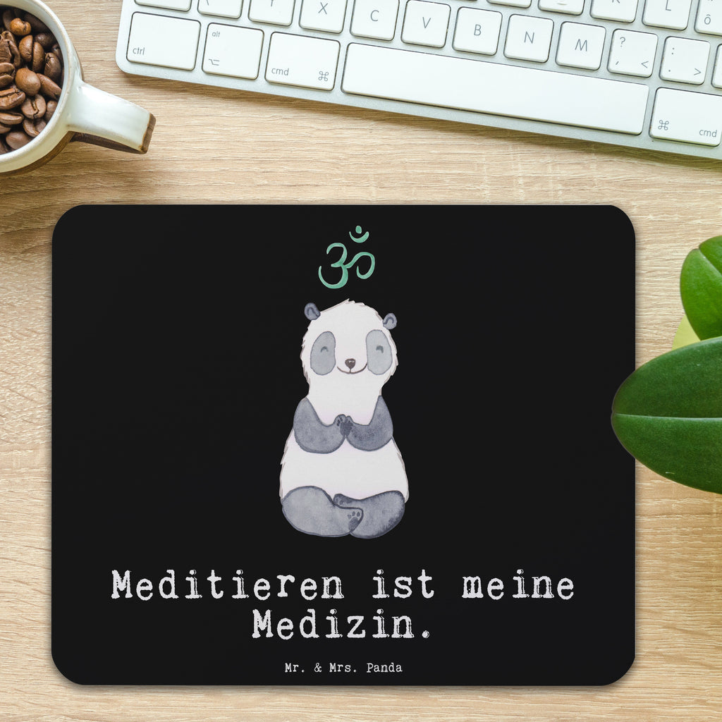 Mauspad Panda Meditieren Medizin Mousepad, Computer zubehör, Büroausstattung, PC Zubehör, Arbeitszimmer, Mauspad, Einzigartiges Mauspad, Designer Mauspad, Mausunterlage, Mauspad Büro, Geschenk, Sport, Sportart, Hobby, Schenken, Danke, Dankeschön, Auszeichnung, Gewinn, Sportler, Meditieren, Meditation, Meditationskurs