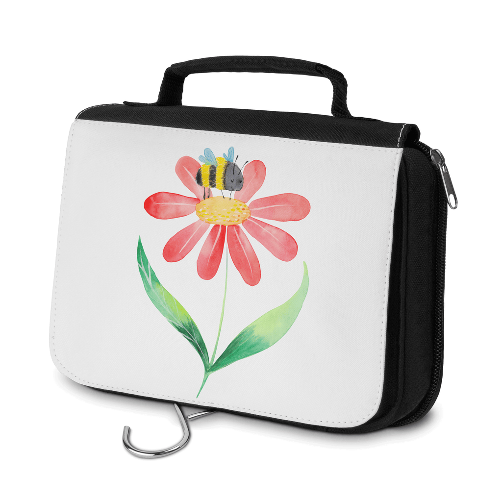 Kulturbeutel Hummel Blume Kulturbeutel, Zum Aufhängen, Waschtasche, Kosmetiktasche, Damen, Herren, Aufbewahrungstasche, Schminktasche, Kosmetikbeutel, Organizer, Kulturtasche, Schminkutensil, Tiermotive, Gute Laune, lustige Sprüche, Tiere, Hummel, Blume, Wespe, Flauschig, Natur, Feld, Hummeln, Biene