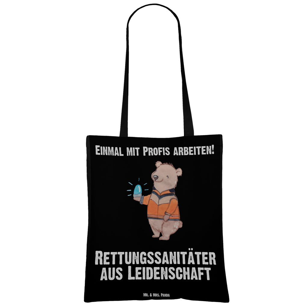 Tragetasche Rettungssanitäter aus Leidenschaft Beuteltasche, Beutel, Einkaufstasche, Jutebeutel, Stoffbeutel, Tasche, Shopper, Umhängetasche, Strandtasche, Schultertasche, Stofftasche, Tragetasche, Badetasche, Jutetasche, Einkaufstüte, Laptoptasche, Beruf, Ausbildung, Jubiläum, Abschied, Rente, Kollege, Kollegin, Geschenk, Schenken, Arbeitskollege, Mitarbeiter, Firma, Danke, Dankeschön