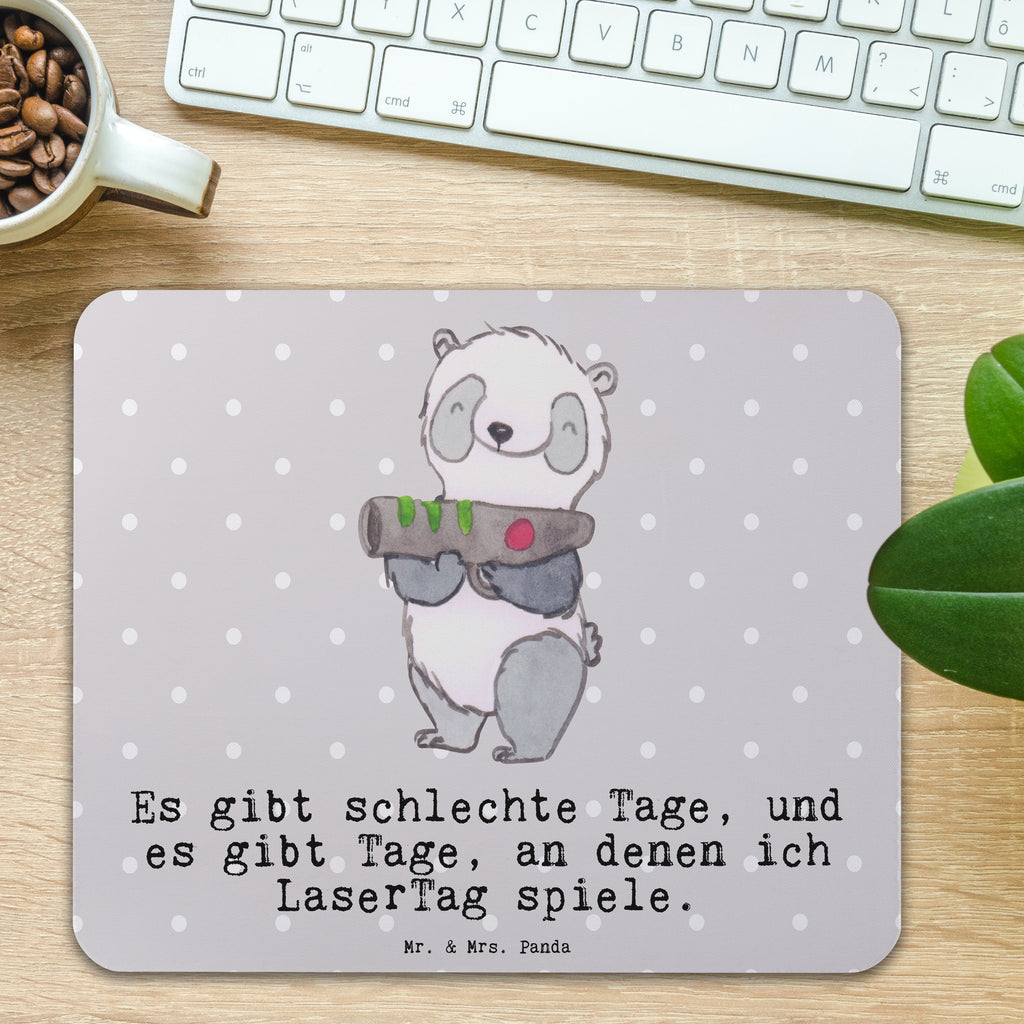 Mauspad Panda LaserTag Tage Mousepad, Computer zubehör, Büroausstattung, PC Zubehör, Arbeitszimmer, Mauspad, Einzigartiges Mauspad, Designer Mauspad, Mausunterlage, Mauspad Büro, Geschenk, Sport, Sportart, Hobby, Schenken, Danke, Dankeschön, Auszeichnung, Gewinn, Sportler, Lasertag, Lasergame Zentrum, Laser Tag Party