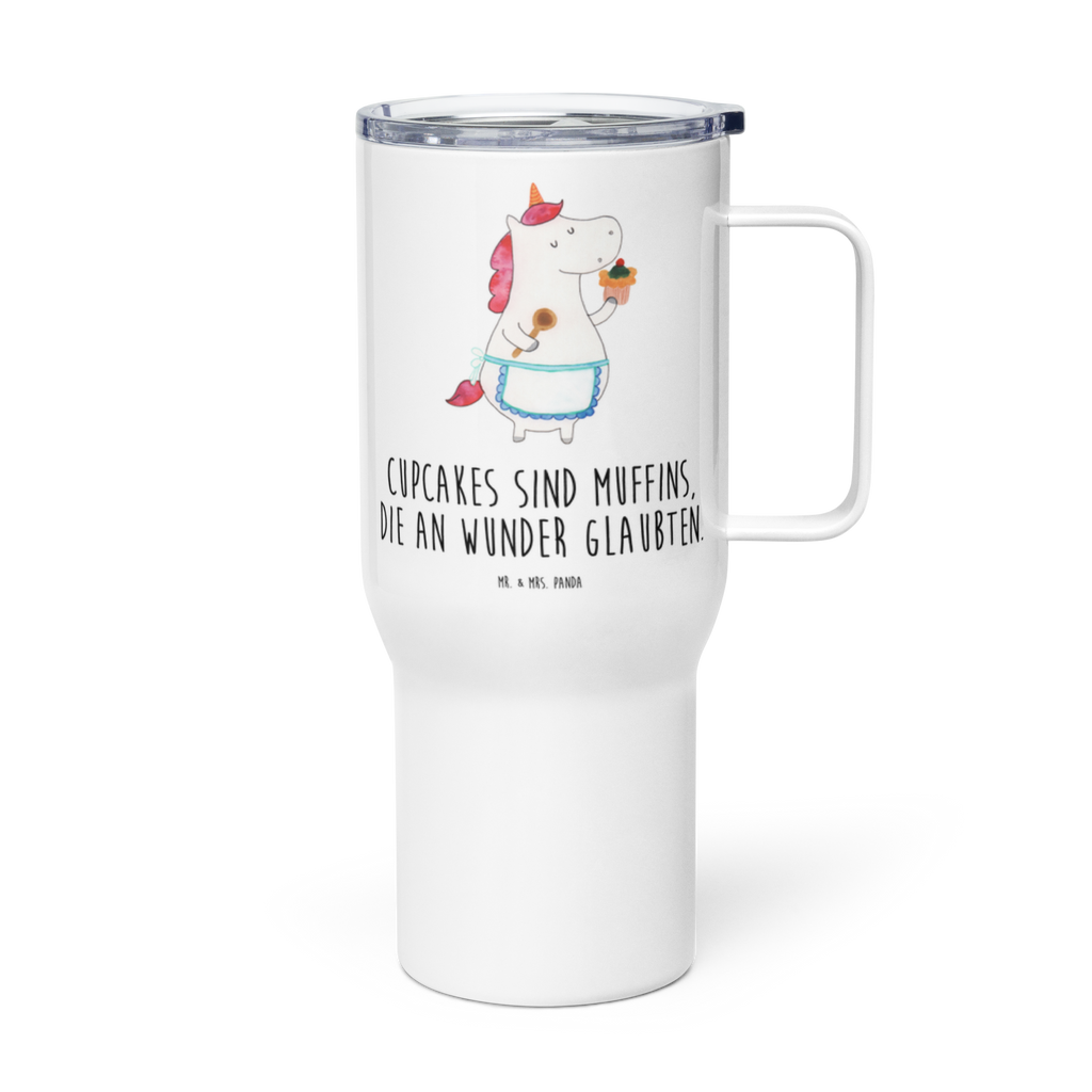 XXL Thermobecher Einhorn Küche Thermobecher, XL Thermobecher, Reisebecher, XL Reisetasse, Großer Thermobecher, Autobecher, Jumbo Becher, Einhorn, Einhörner, Einhorn Deko, Pegasus, Unicorn, backen, Muffin, Motivation, Träumer, träumen, Bäckerin, Hobbykoch, Koch, Torte, Kuchen