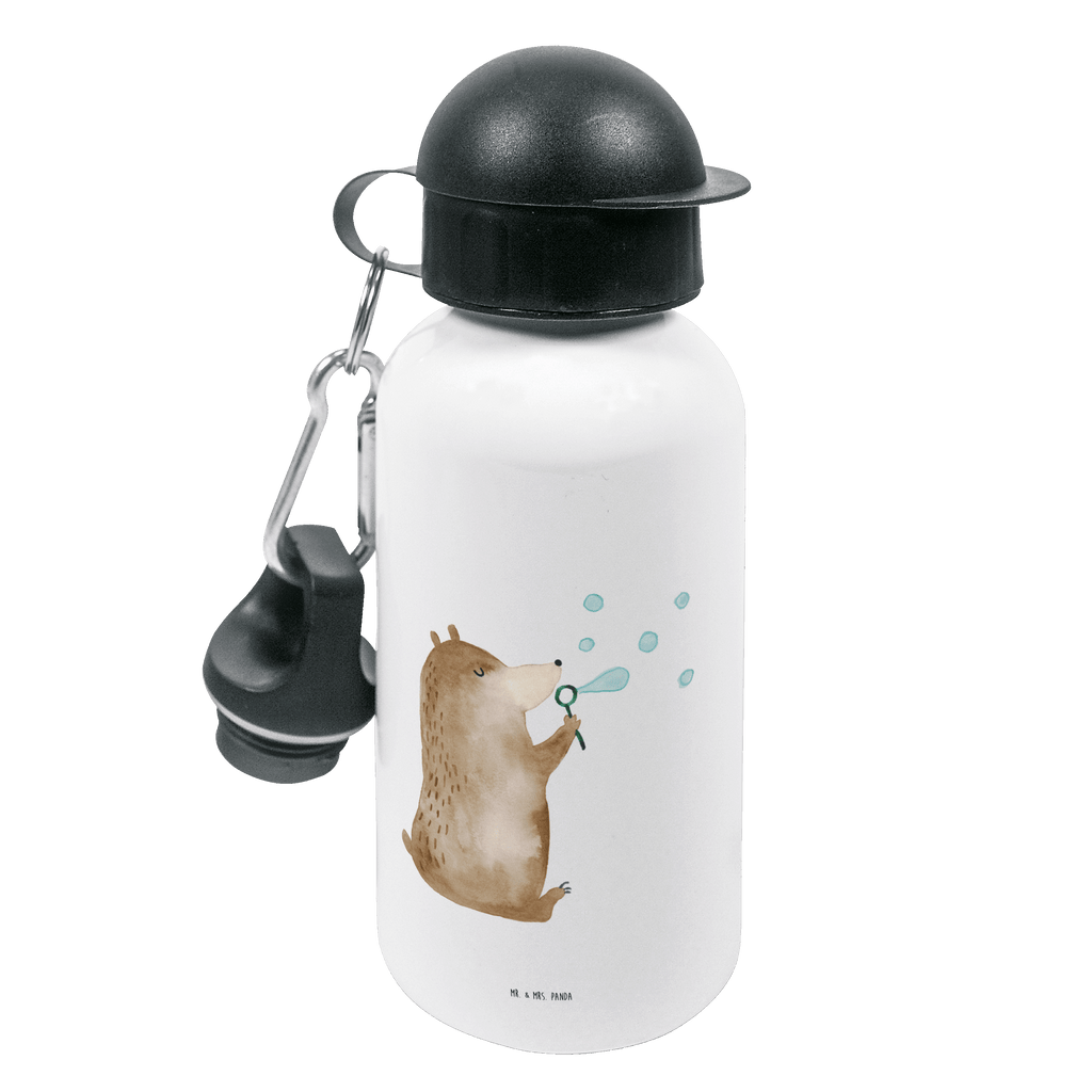 Kindertrinkflasche Bär Seifenblasen Kindertrinkflasche, Kinder Trinkflasche, Trinkflasche, Flasche, Kinderflasche, Kinder, Kids, Kindergarten Flasche, Grundschule, Jungs, Mädchen, Bär, Teddy, Teddybär, Seifenblasen Bär Lustig Sein Glücklich Traurig Happy