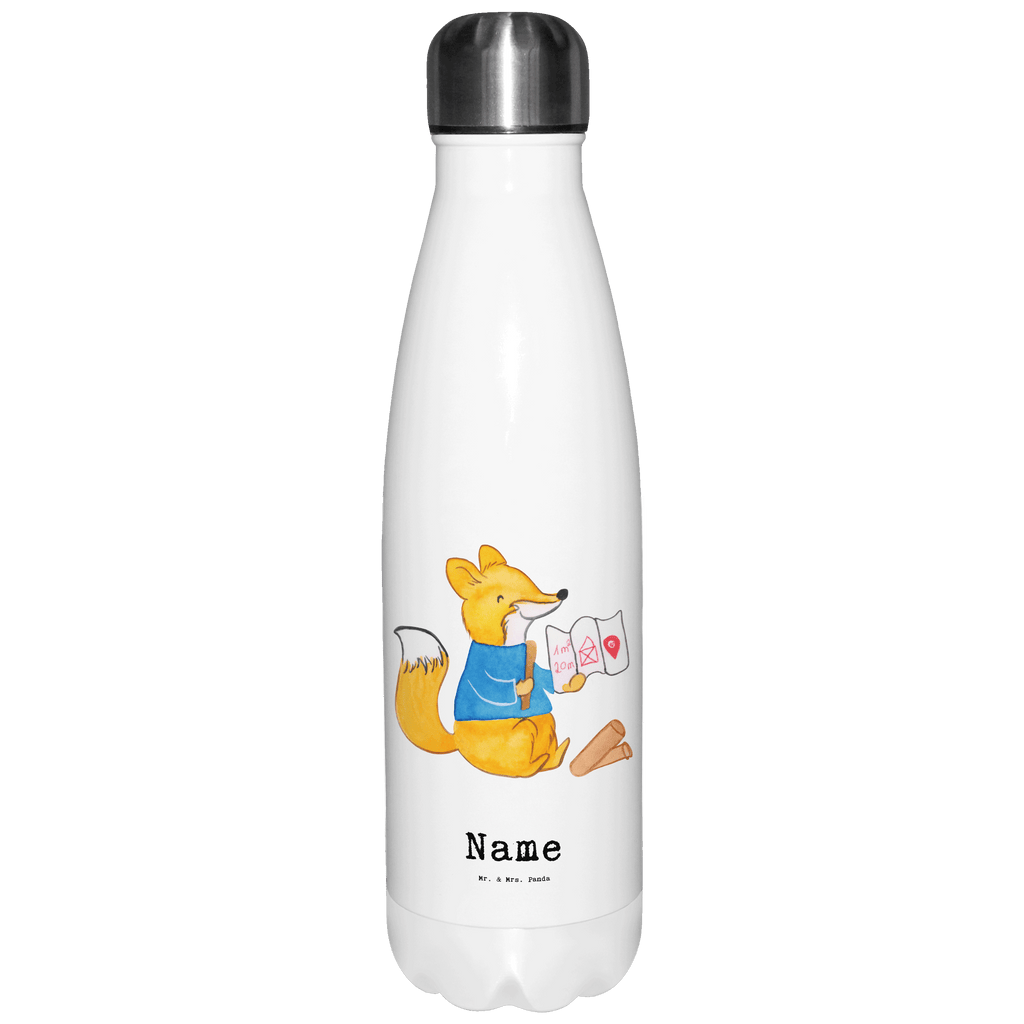 Personalisierte Thermosflasche Bauzeichner mit Herz Personalisierte Isolierflasche, Personalisierte Thermoflasche, Personalisierte Trinkflasche, Trinkflasche Mit Namen, Wunschname, Bedrucken, Namensflasche, Beruf, Ausbildung, Jubiläum, Abschied, Rente, Kollege, Kollegin, Geschenk, Schenken, Arbeitskollege, Mitarbeiter, Firma, Danke, Dankeschön